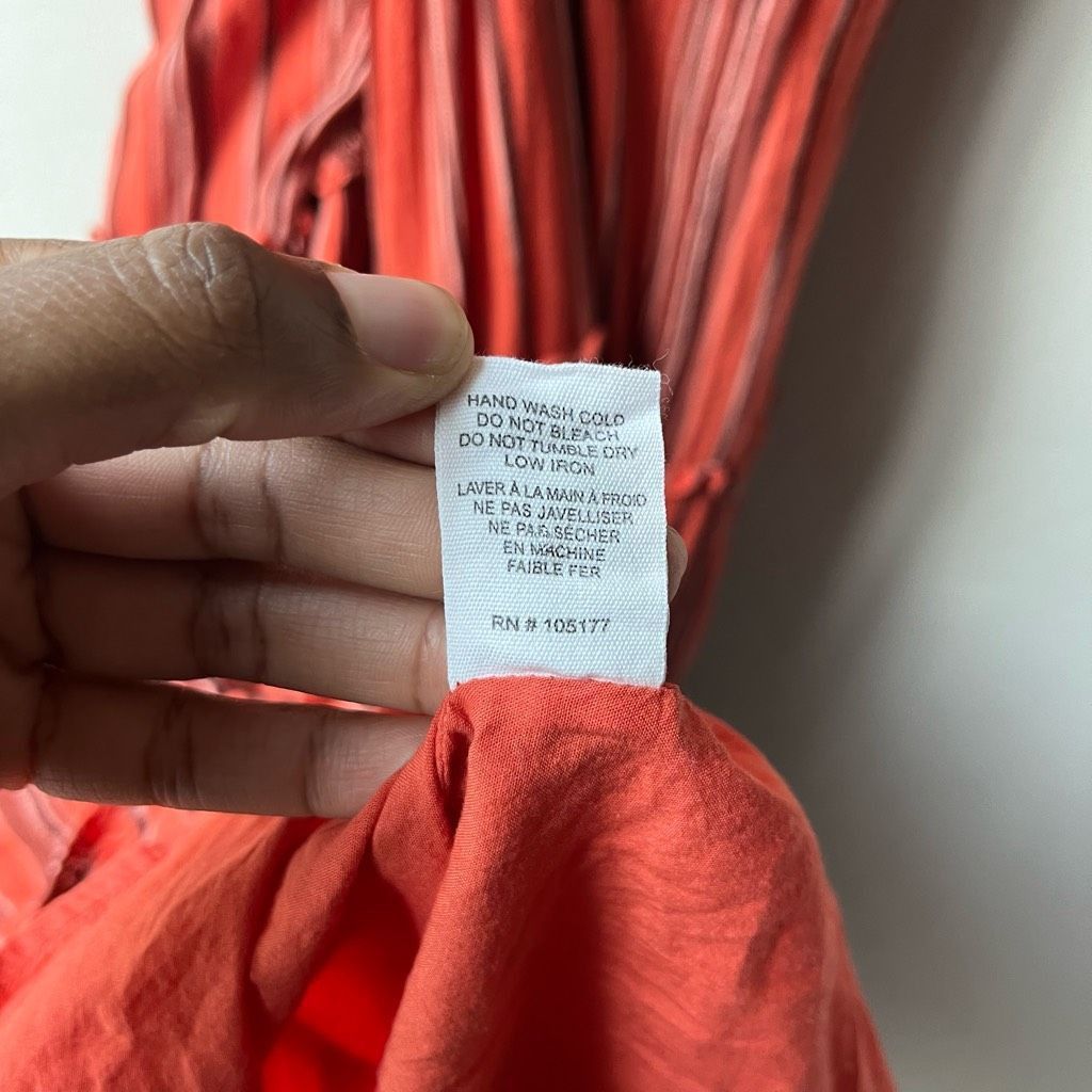Ulla Johnson Ulla Johnson Dress Giulietta Red Striped Open Back Tiered Ma Size XL / US 12-14 / IT 48-50 - 10 Thumbnail