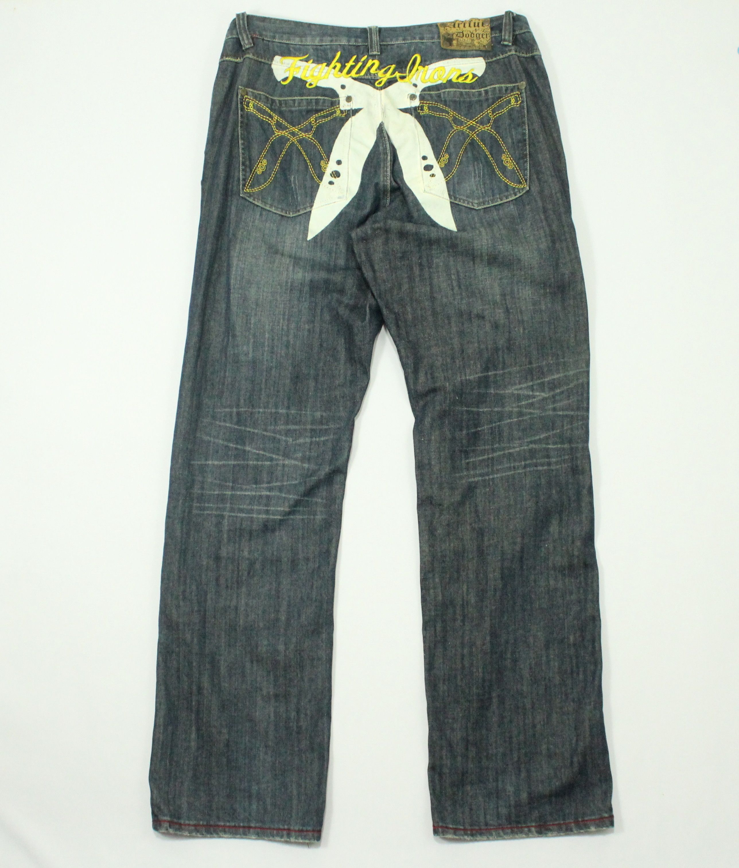 Artful Dodger ARTFUL DODGER Denim Printed Embroidered Motif Size US 38 / EU 54 - 2 Thumbnail