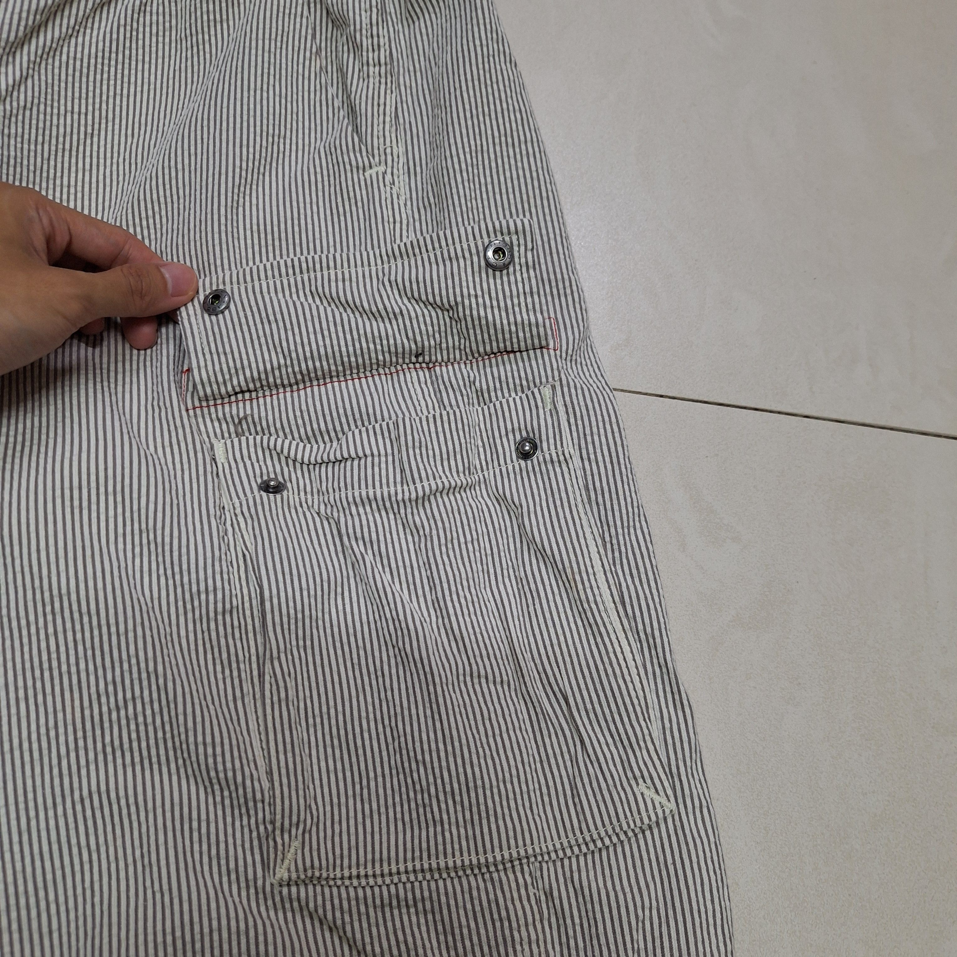 Tommy Hilfiger Tommy Hilfiger Baggy Striped Cargo Pants Size US 31 - 4 Thumbnail