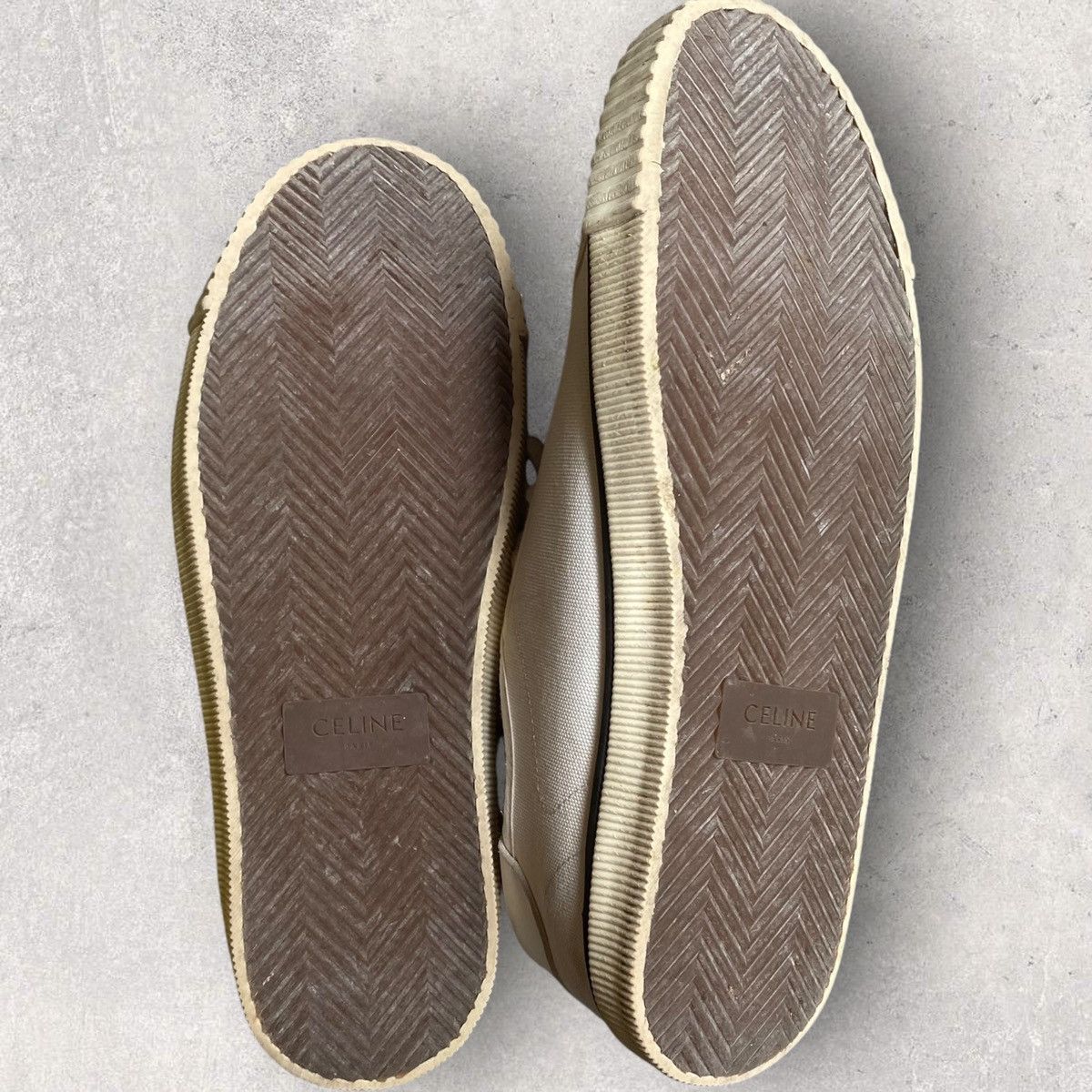Celine Celine Blank Low Top Sneakers Size US 8 / EU 41 - 10 Thumbnail