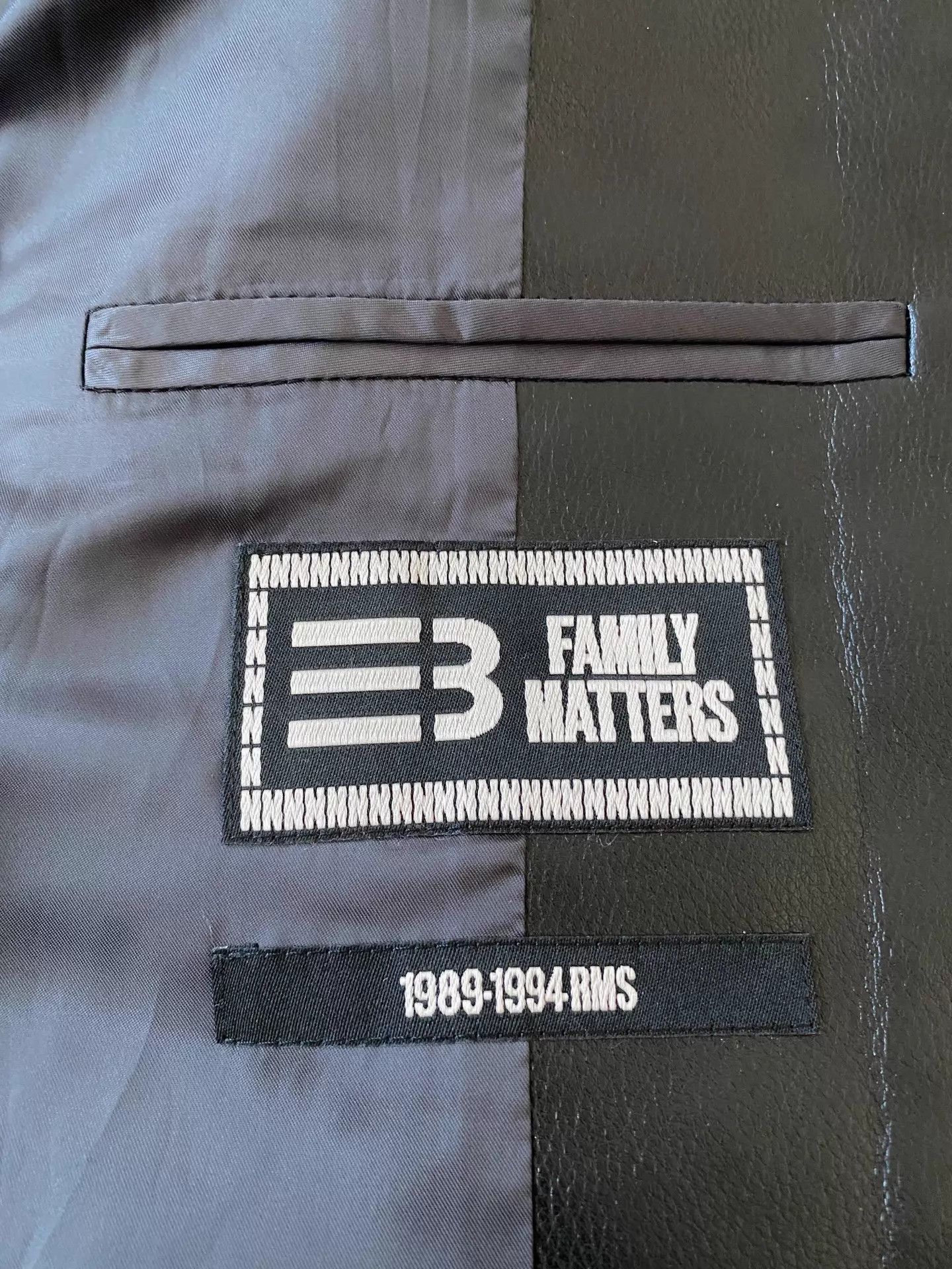 NAMESAKE Namesake Cotton-Linen Leather-Sleeve Patch Jacket Size US M / EU 48-50 / 2 - 7 Thumbnail