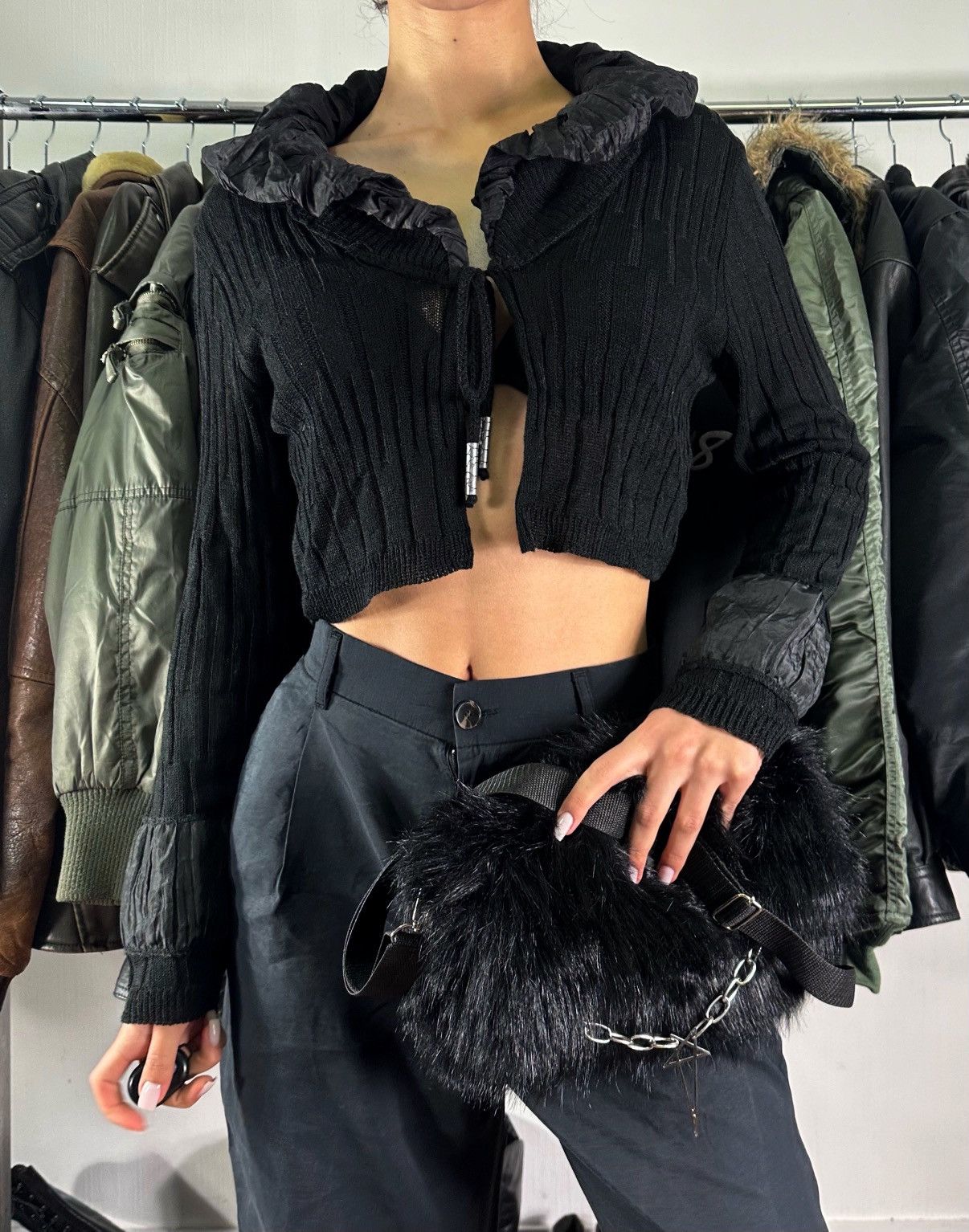 Vintage Faux Fur bag Size ONE SIZE - 2 Thumbnail