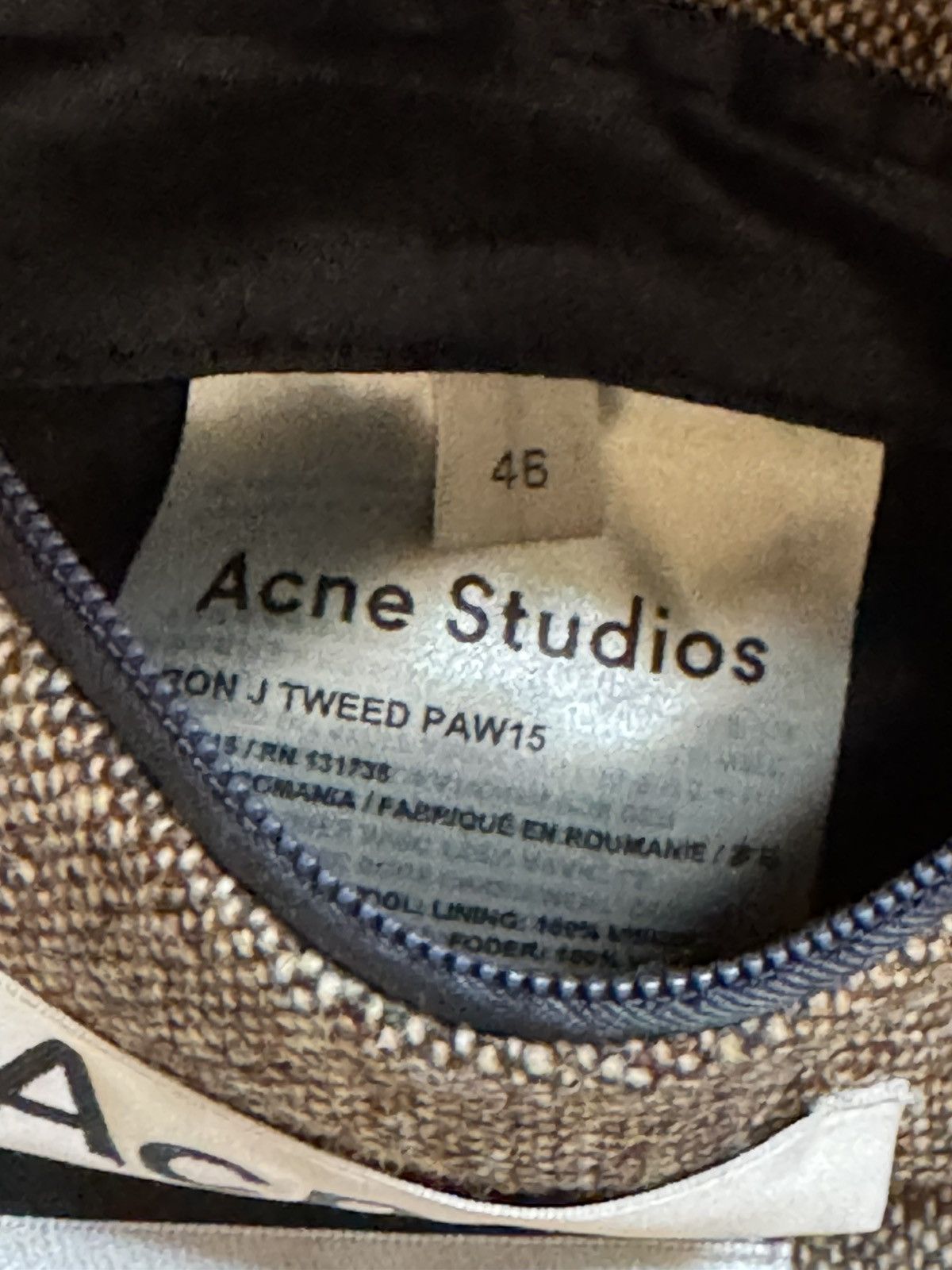 Acne Studios Sublime shetland wools blazer from Acne Studios Size 36R - 11 Thumbnail