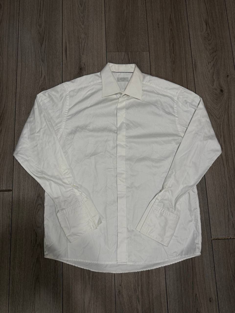 Eton Luxury Eton Shirt mens white classic 44 17,5 Size US L / EU 52-54 / 3 - 1 Thumbnail