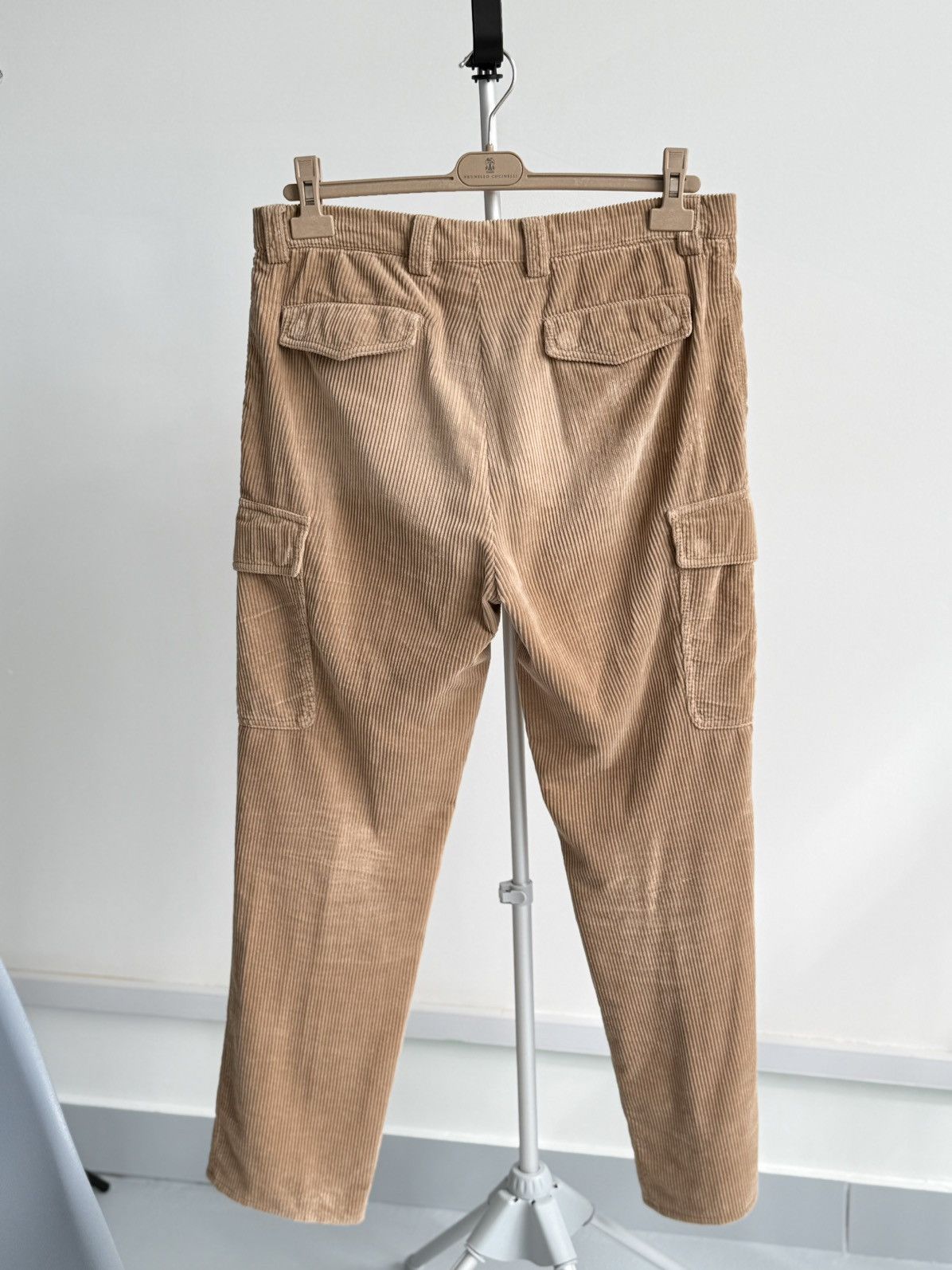 Brunello Cucinelli Brunello Cucinelli Corduroy Leisure Fit Cargo Pants Size US 32 / EU 48 - 7 Thumbnail