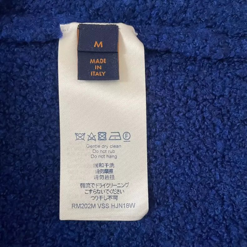 Louis Vuitton Louis Vuitton Blue Teddy Sweater 2501-Nextarrow Size US M / EU 48-50 / 2 - 4 Thumbnail