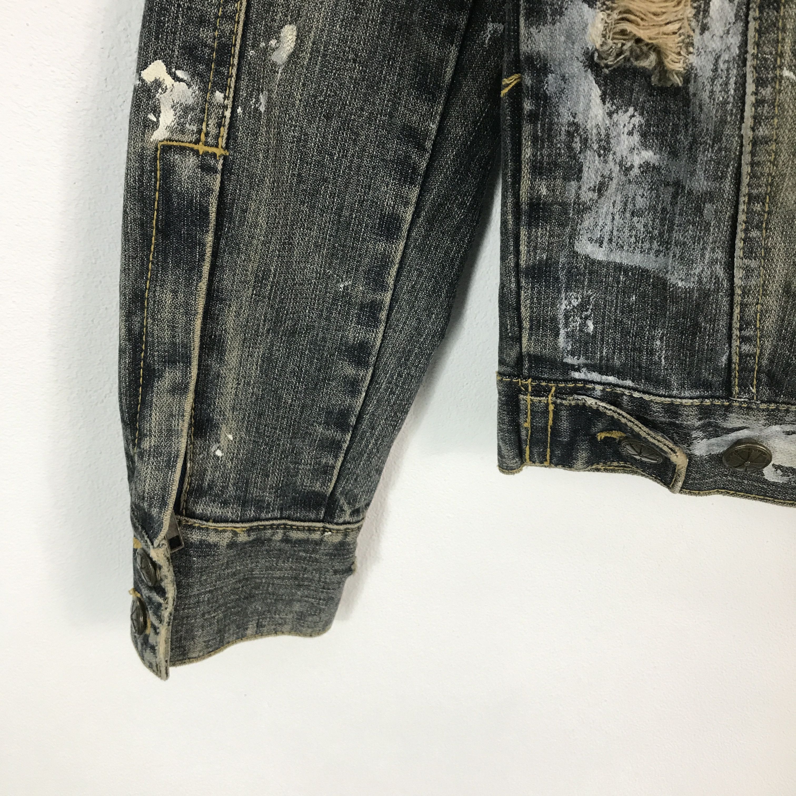 Japanese Brand japanese brand Distressed denim pink button jacket Size US M / EU 48-50 / 2 - 7 Thumbnail