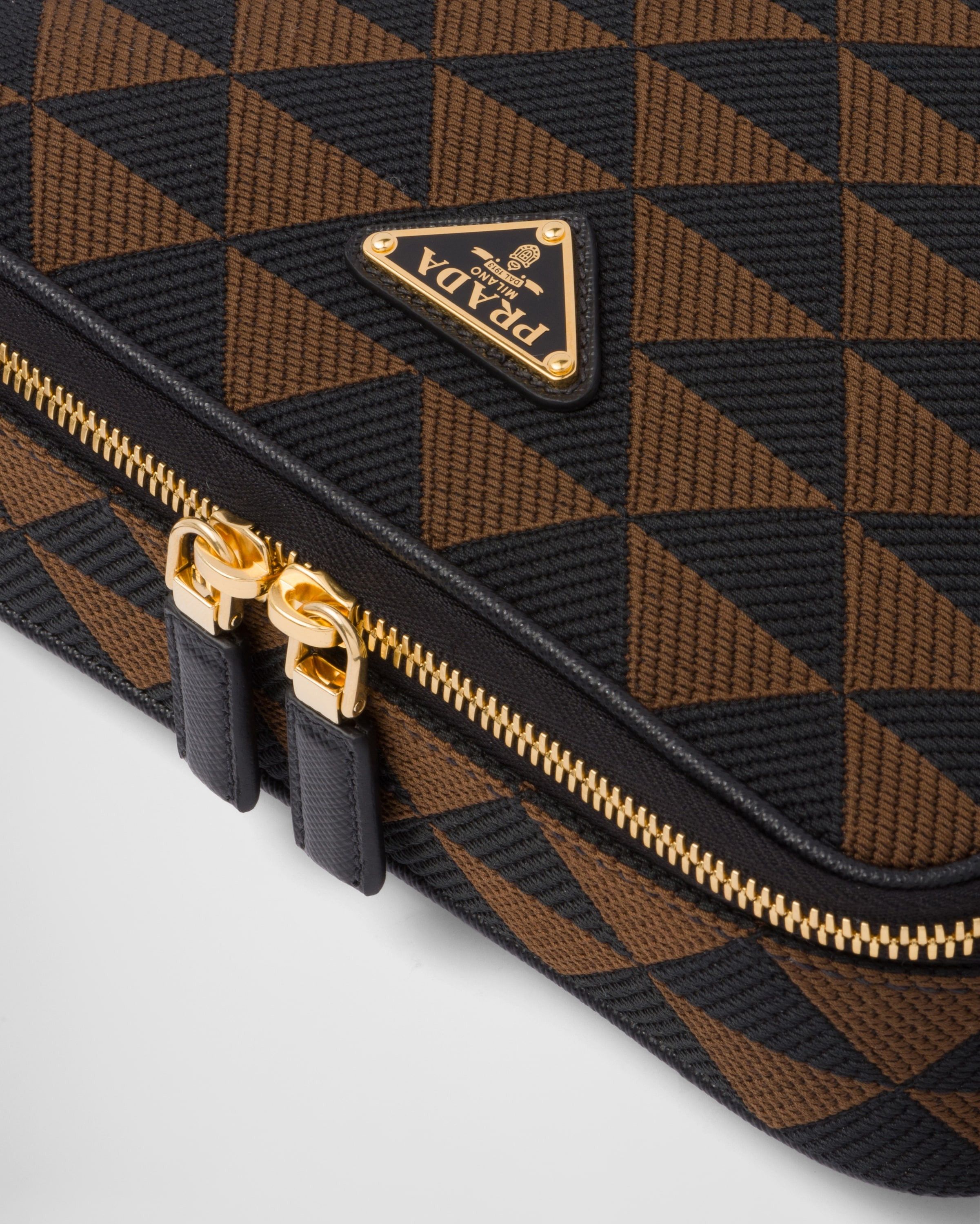 Prada o1bcso1str1025 Size: OS / Jacquard Embroidered Fabric Bag Size ONE SIZE - 8 Thumbnail