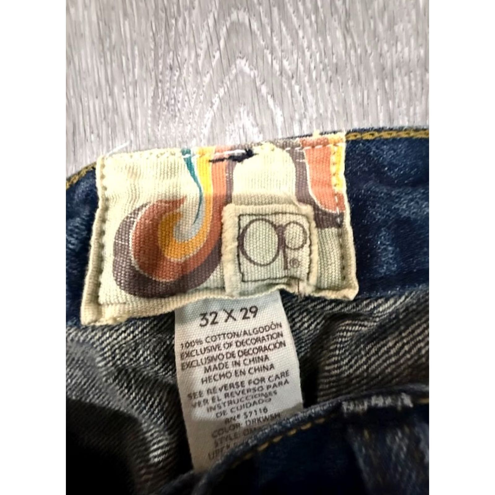 Ocean Pacific VINTAGE OP Ocean Pacific Bootcut Jeans Mens 30x29 Dark Wash Blue Denim Y2K VTG 80s 90s Beach Size US 30 / EU 46 - 3 Thumbnail