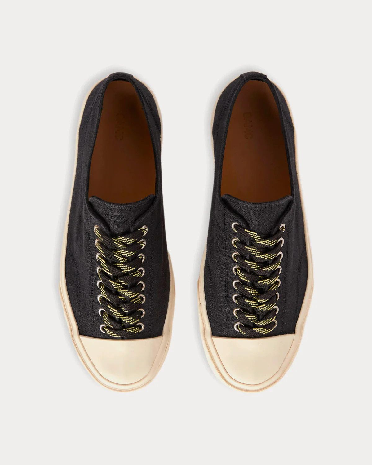 OAMC o1y0225 Logo Low-Top Sneakers in Black/Ivory Size US 10 / EU 43 - 4 Thumbnail