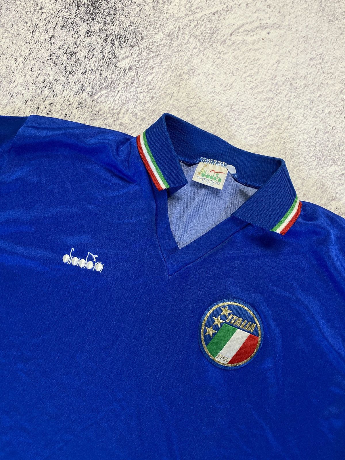 Diadora × Vintage Vintage Diadora Italia 1986 1990 Home Soccer Jersey Size US S / EU 44-46 / 1 - 4 Thumbnail