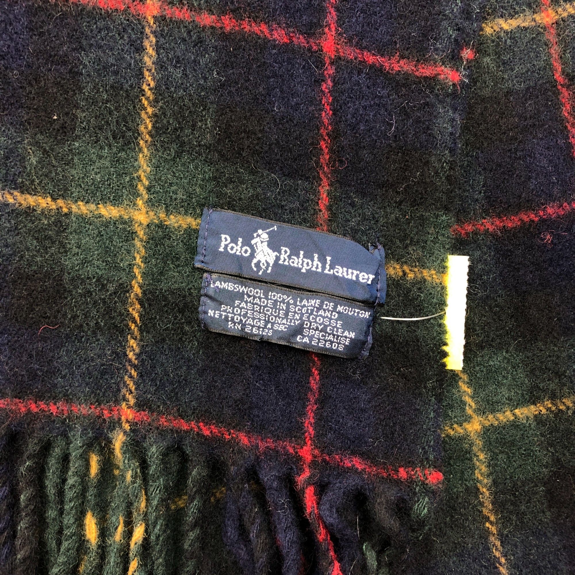 Polo Ralph Lauren Vintage Polo Ralph Lauren Scarf Muffler Wool Scarves Size ONE SIZE - 5 Thumbnail
