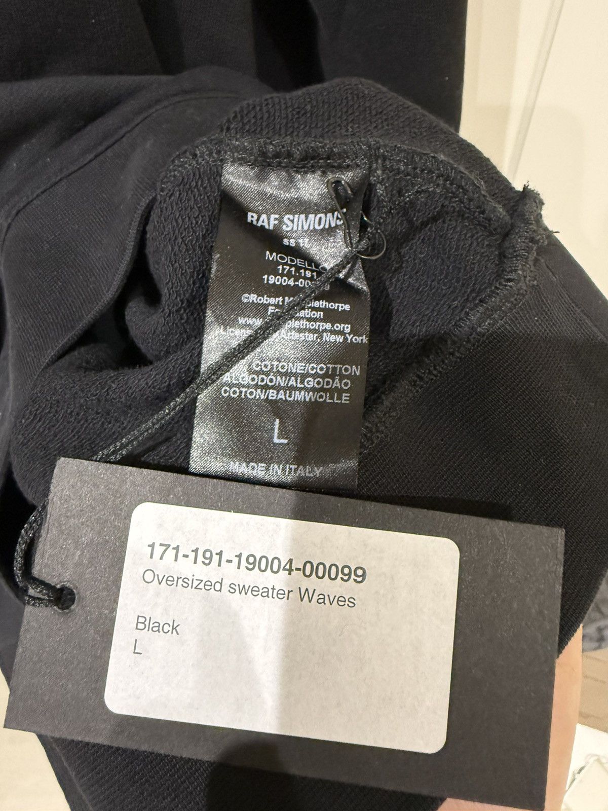 Raf Simons (RARE) Raf Simons x Robert Mapplethorpe Waves 1980 Size US L / EU 52-54 / 3 - 6 Thumbnail