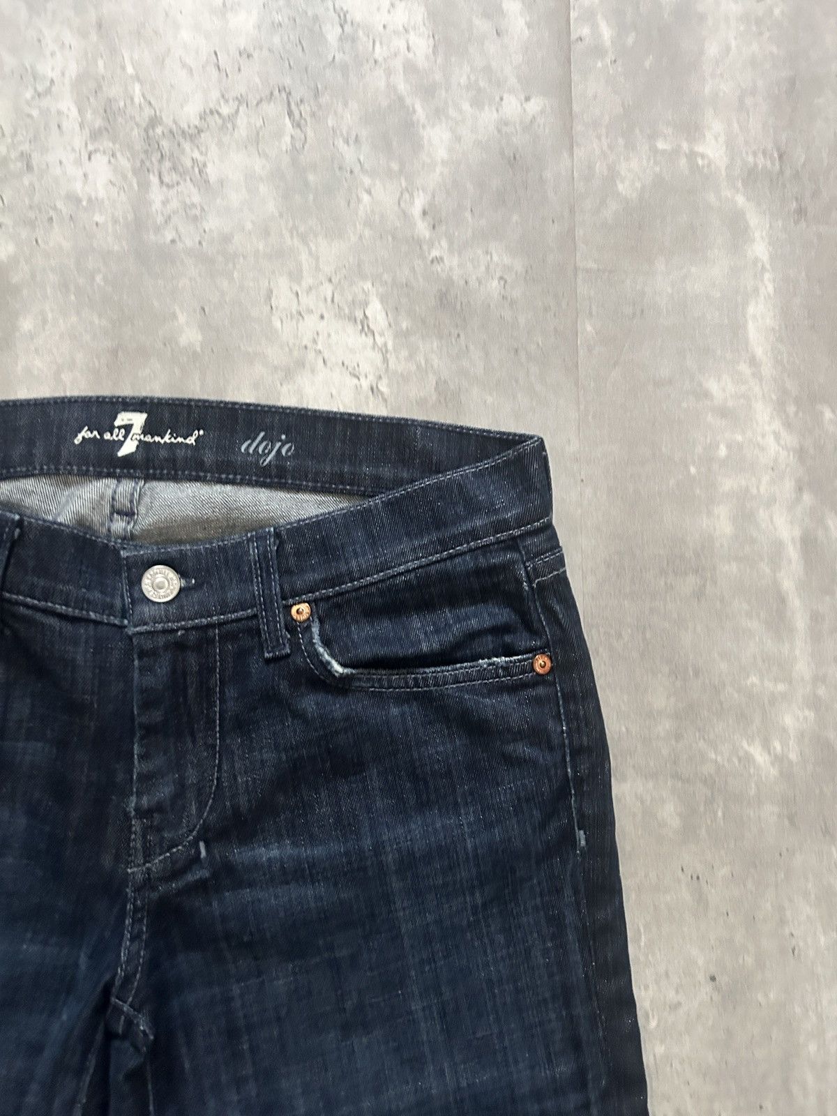 7 For All Mankind 7 For All Mankind Vintage Flare Dojo Jeans Size US 29 - 2 Thumbnail