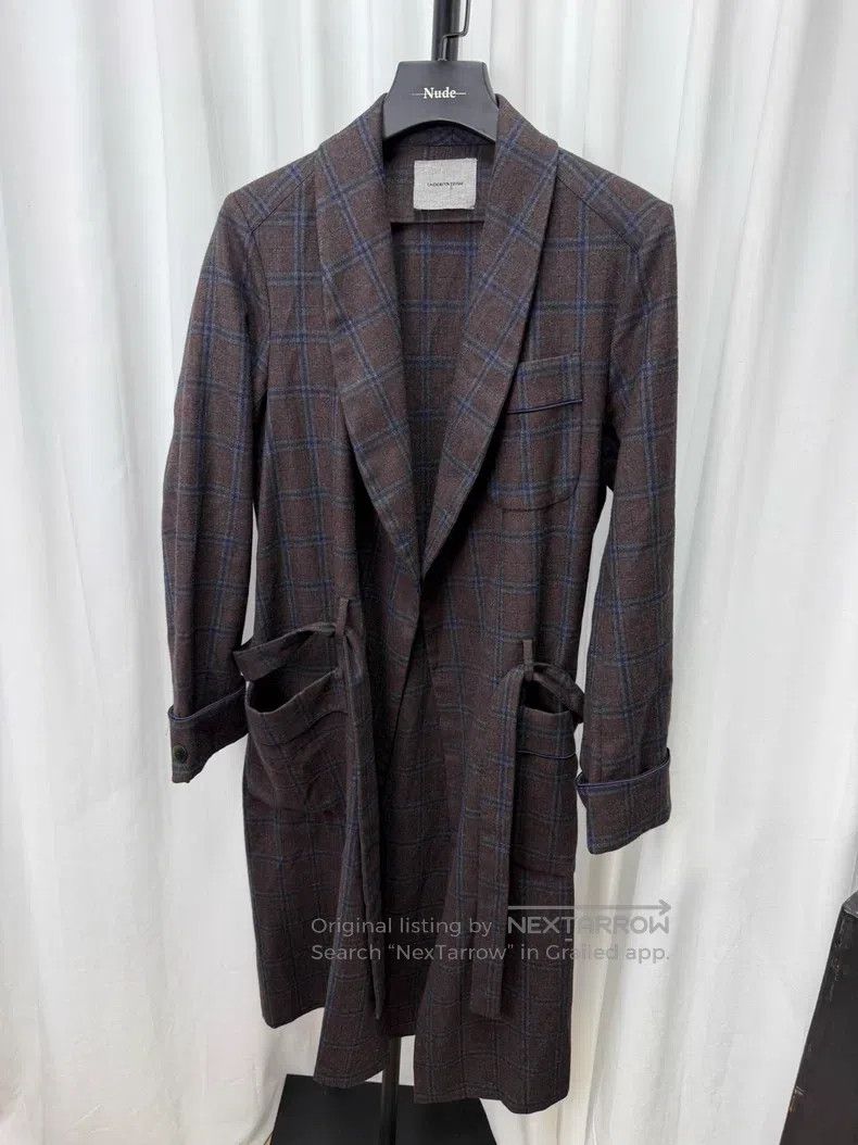 Undercover Undercover Wool plaid bathrobe coat Size US M / EU 48-50 / 2 - 2 Thumbnail