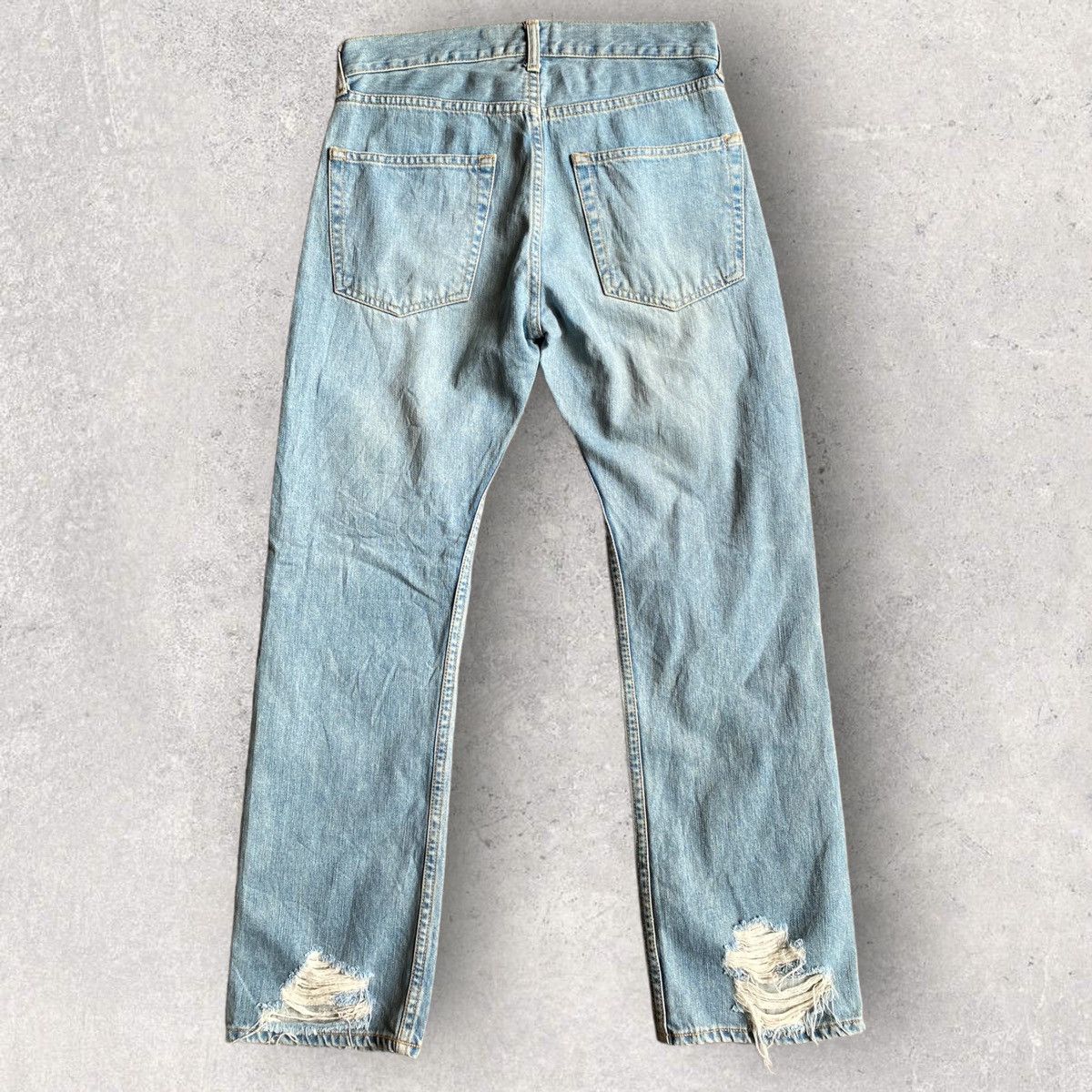 Comme des Garcons Junya Watanabe Crash Denim Size US 31 - 3 Thumbnail