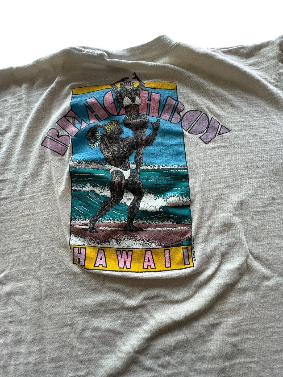 Vintage Vintage 1987 Poly Prints Beachboy Hawaii Graphic Print Shirt Size US L / EU 52-54 / 3 - 2 Thumbnail