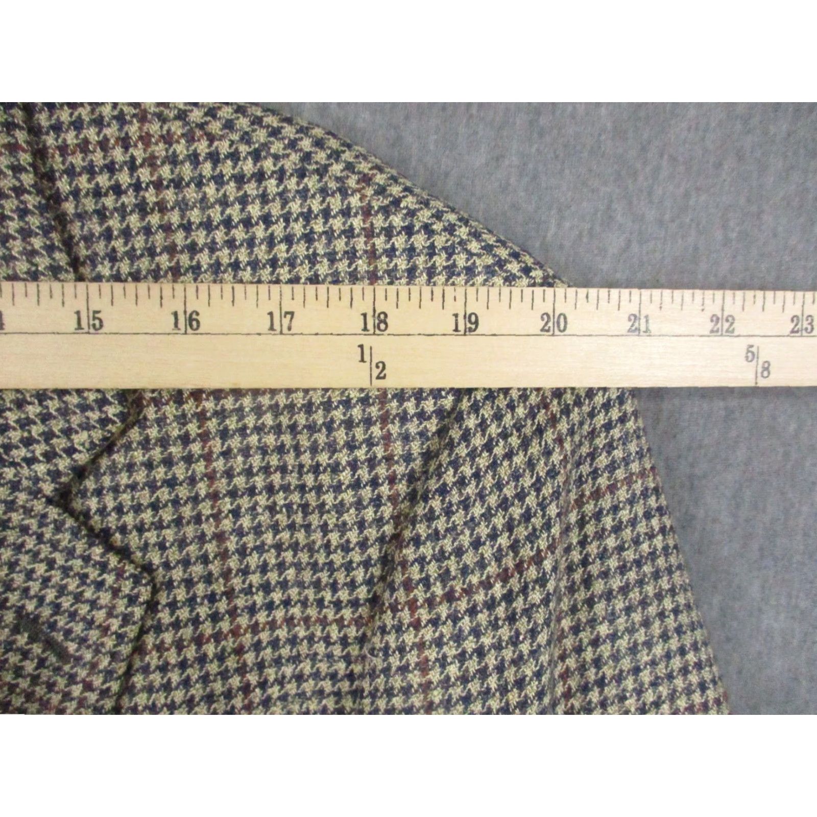 Brooks Brothers Brooks Brothers Blazer Mens 43 Regular Wool Houndstooth Sport Coat Made in USA Size 44R - 6 Thumbnail