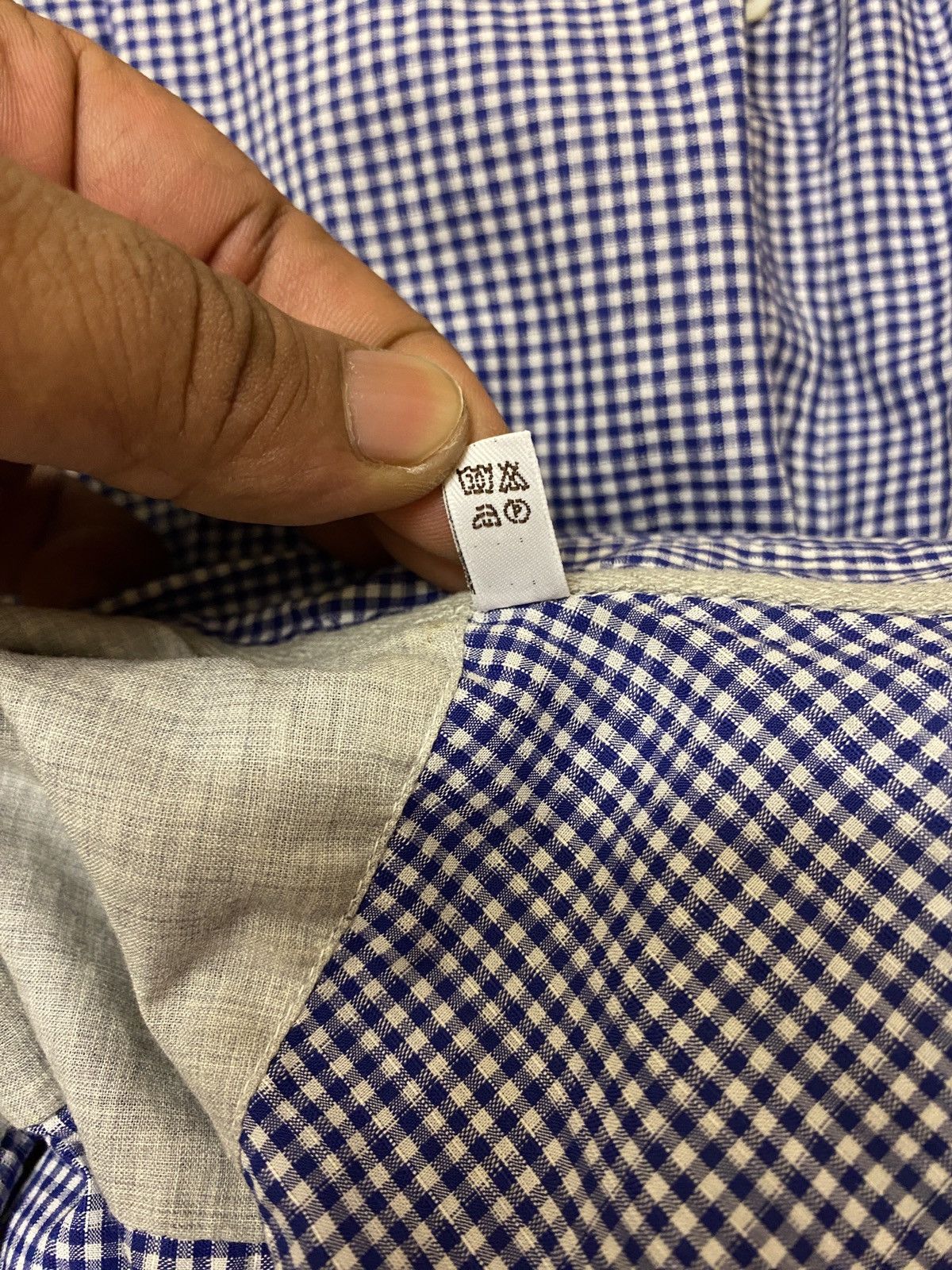Brunello Cucinelli Brunello Cucinelli Slim Fit Check Shirt Size US L / EU 52-54 / 3 - 14 Thumbnail