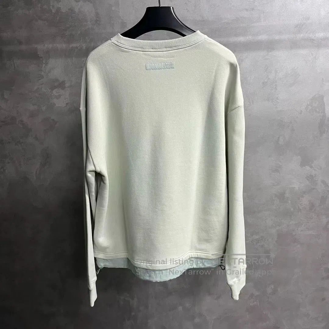 dior beige letter print sweatshirt size XL.