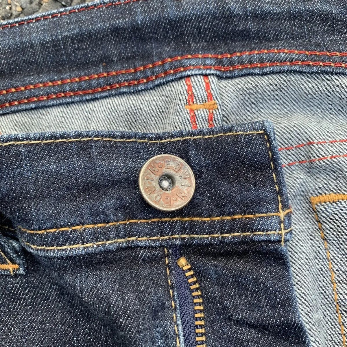 Jean Vintage Edwin 551 Jeans 30x31 Flare/Bootcut Denim Pants Size US 30 / EU 46 - 7 Thumbnail