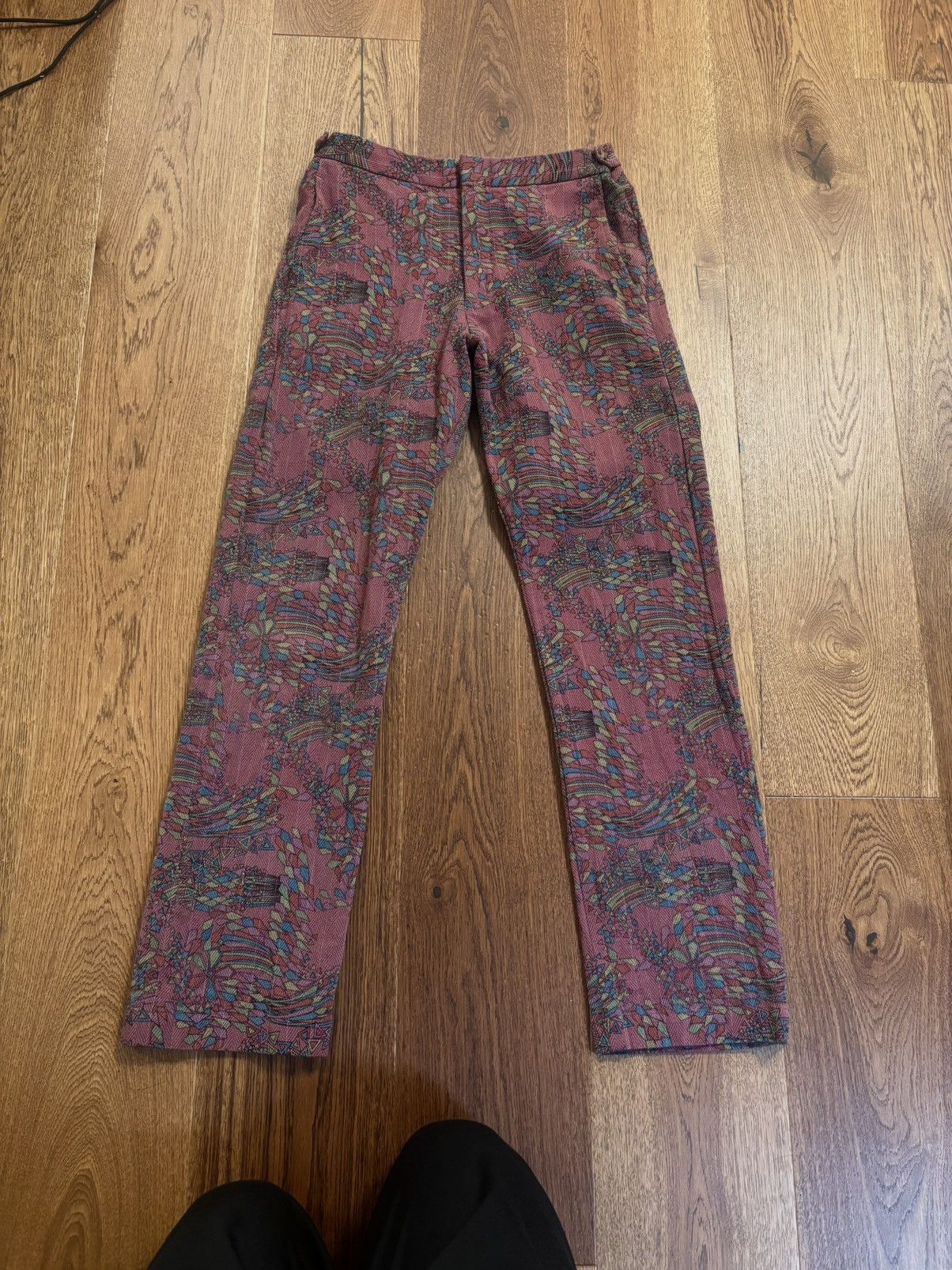 Comme des Garcons Homme Plus Comme des Garçons Homme Plus Fall 2001 Psychedelic Pants Size US 29 - 1 Thumbnail