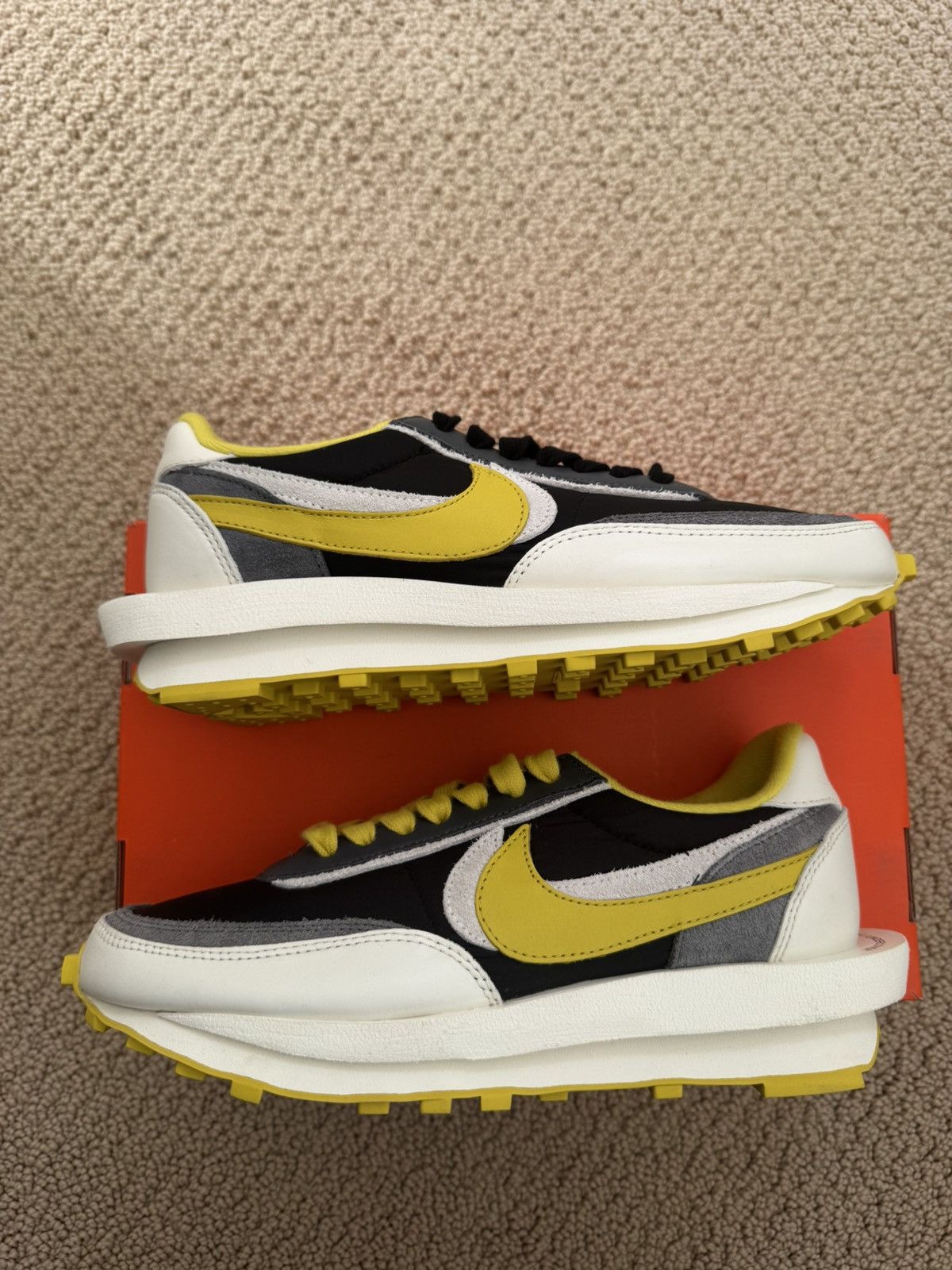 Nike × Sacai × Undercover Nike Sacai LDWaffle Undercover ‘Bright Citron” size 8.5 Size US 8.5 / EU 41-42 - 2 Thumbnail