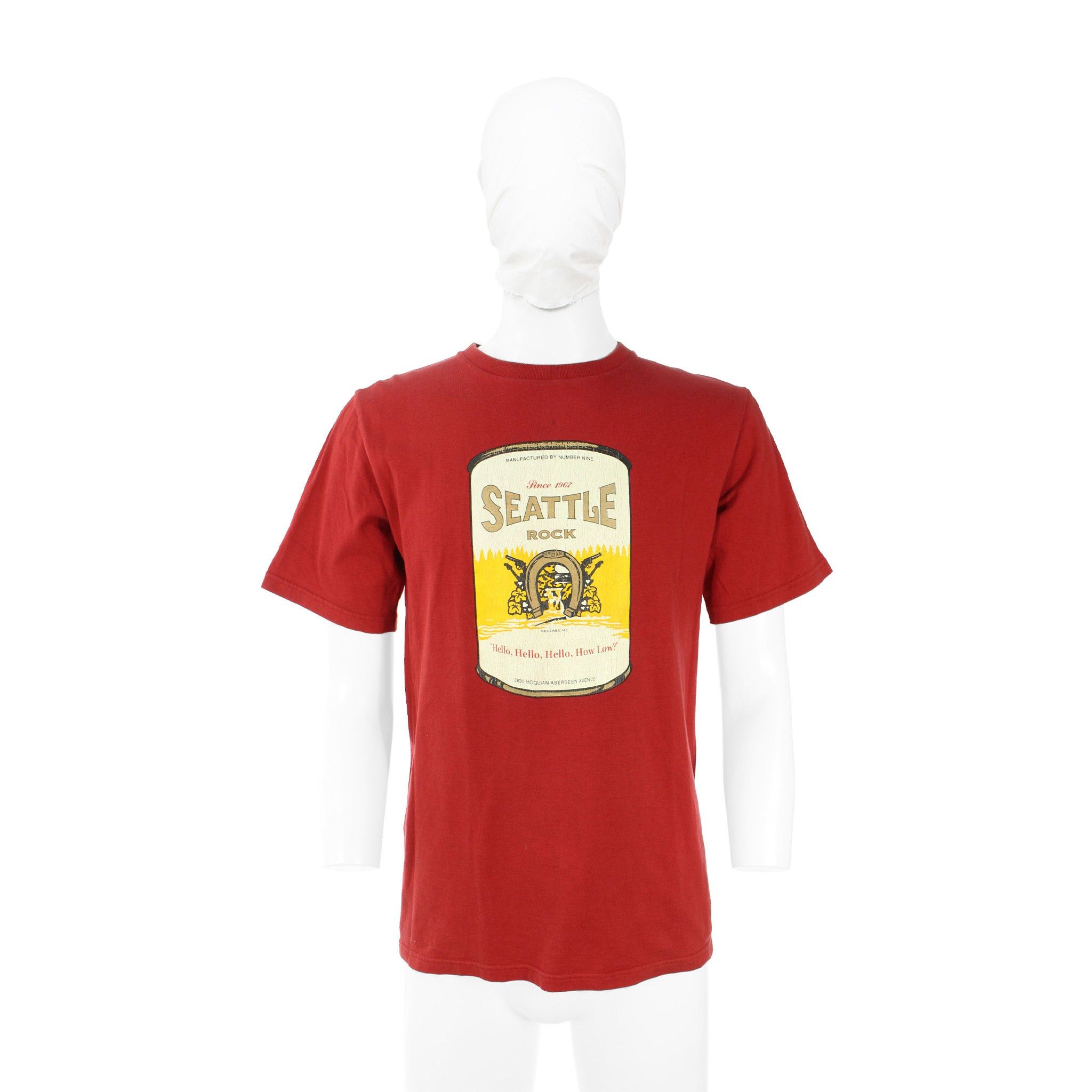 number nine シールドtシャツ archive red Number (N)ine × Takahiromiyashita The Soloist. Number Nine Archive