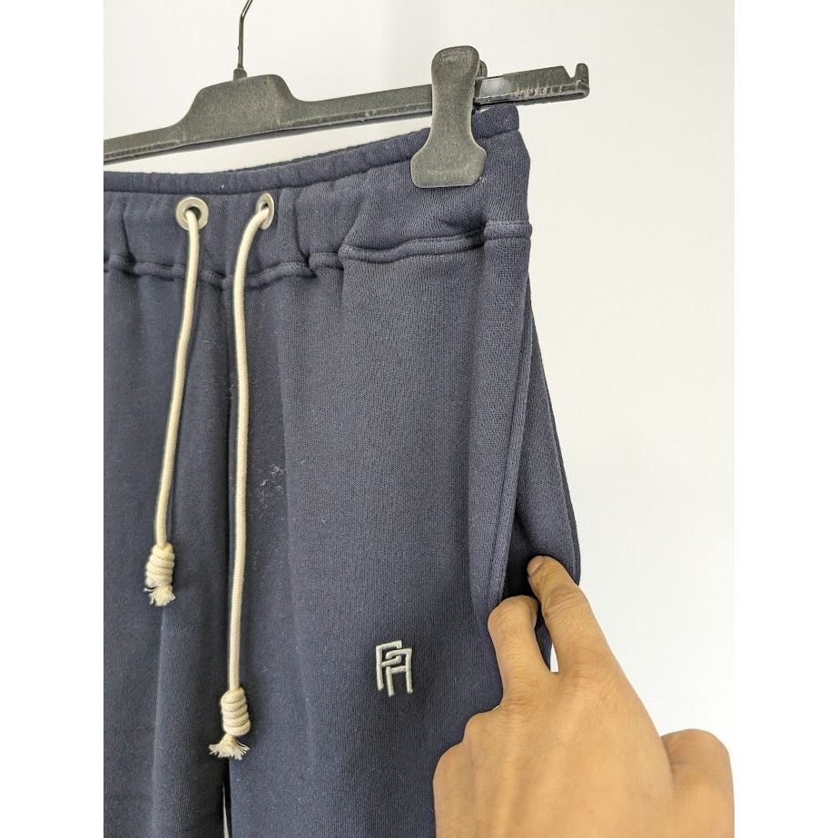Palm Angels o1rshd1 PA Slim Sweatpant & Jogger in Navy Blue/White Size US 30 / EU 46 - 9 Thumbnail