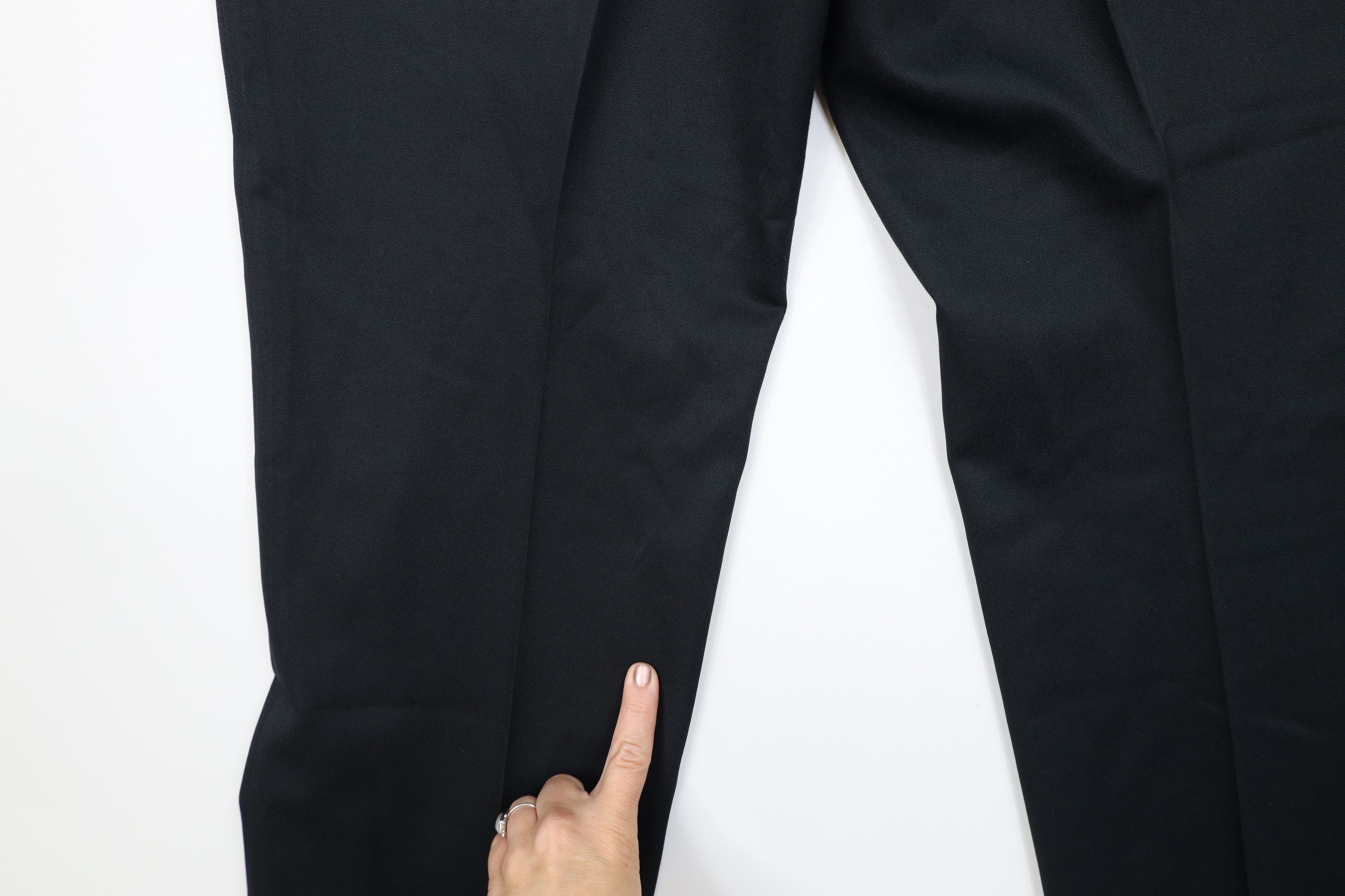 Vintage Vintage 70s Streetwear Knit Wide Leg Chino Pants Black USA Size US 34 / EU 50 - 14 Thumbnail