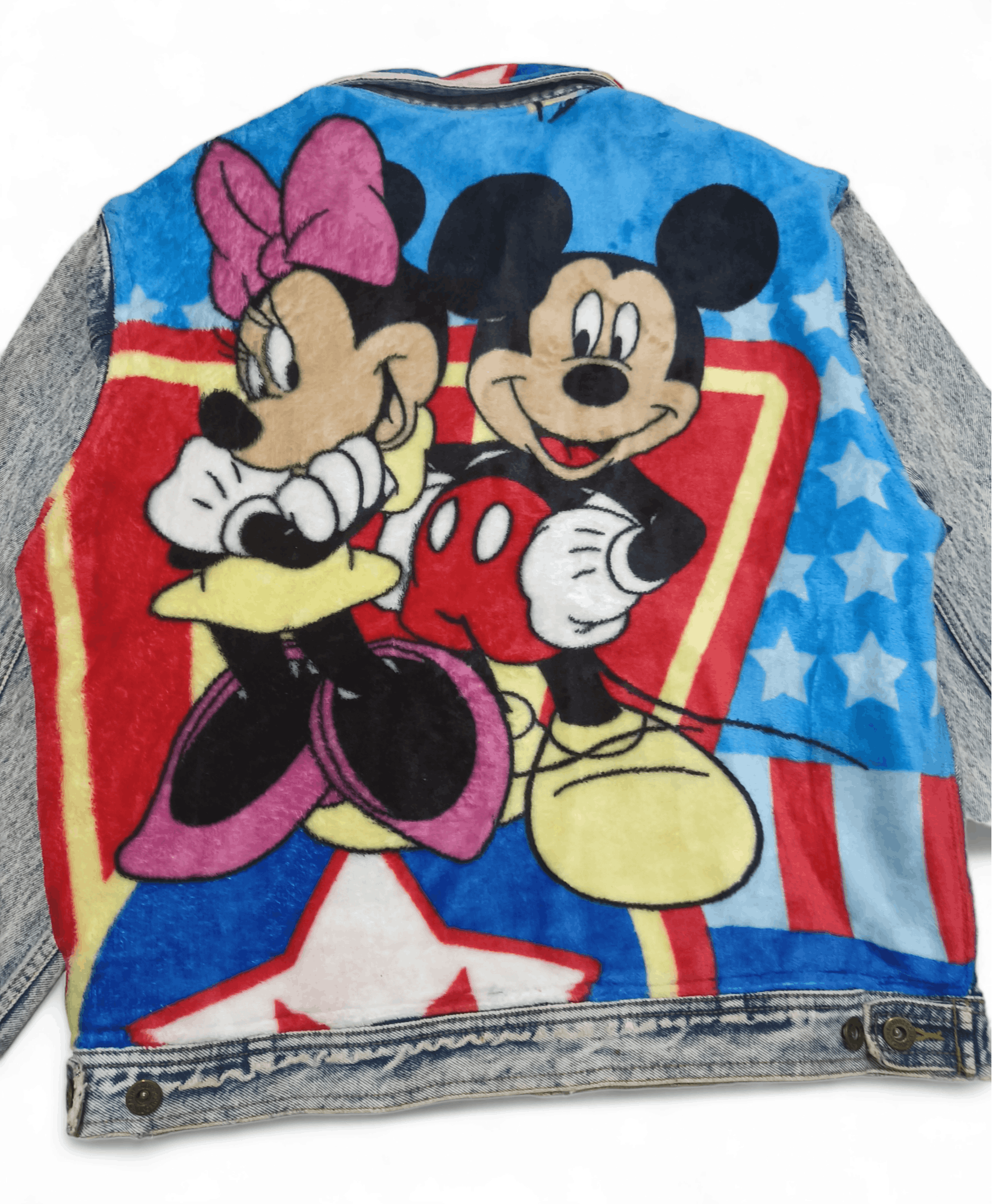 Jordache Vintage Jordache Mickey Minnie Mouse Terry Cloth Jacket Size US L / EU 52-54 / 3 - 2 Thumbnail