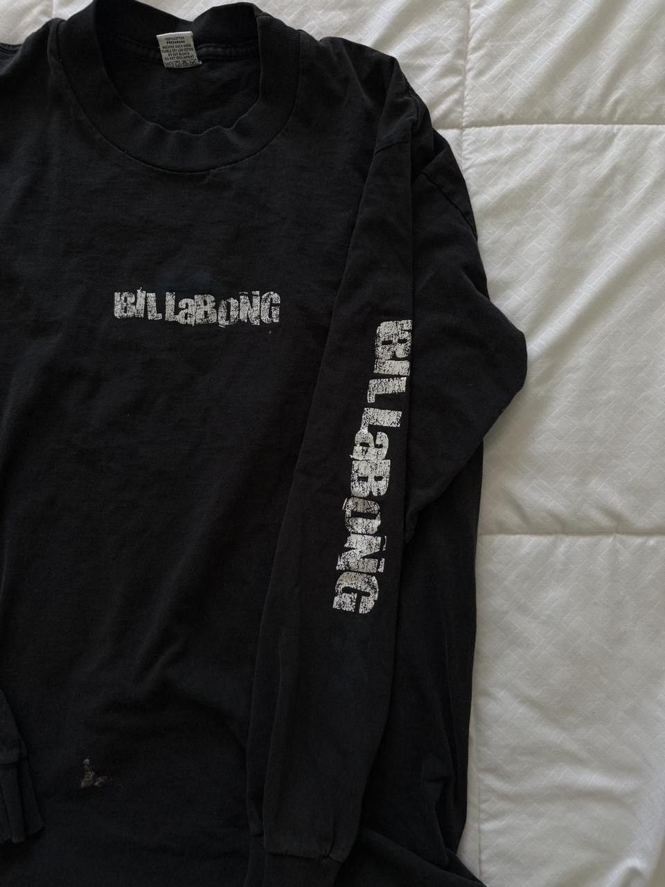Billabong Vintage Billabong Black Long Sleeve T Shirt Size US M / EU 48-50 / 2 - 2 Thumbnail