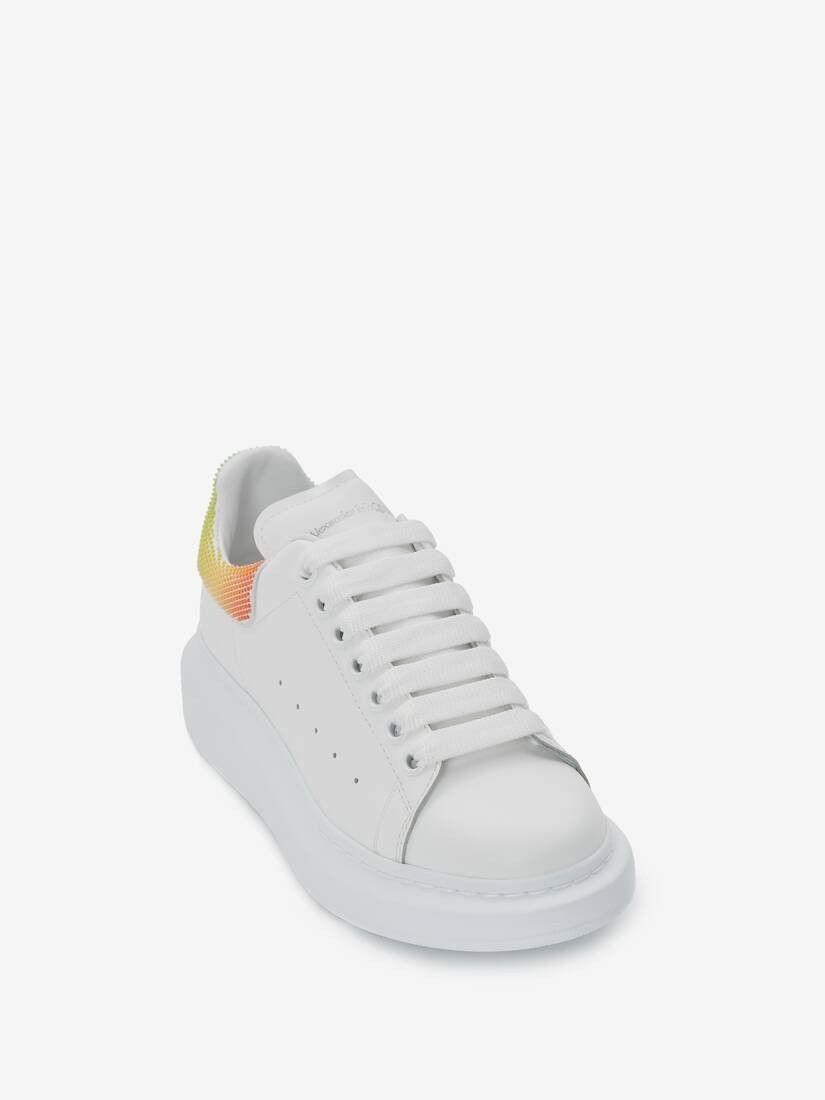 Alexander McQueen o1w1db10925 Oversized Sneaker in White/Multi Size US 8 / IT 38 - 4 Thumbnail