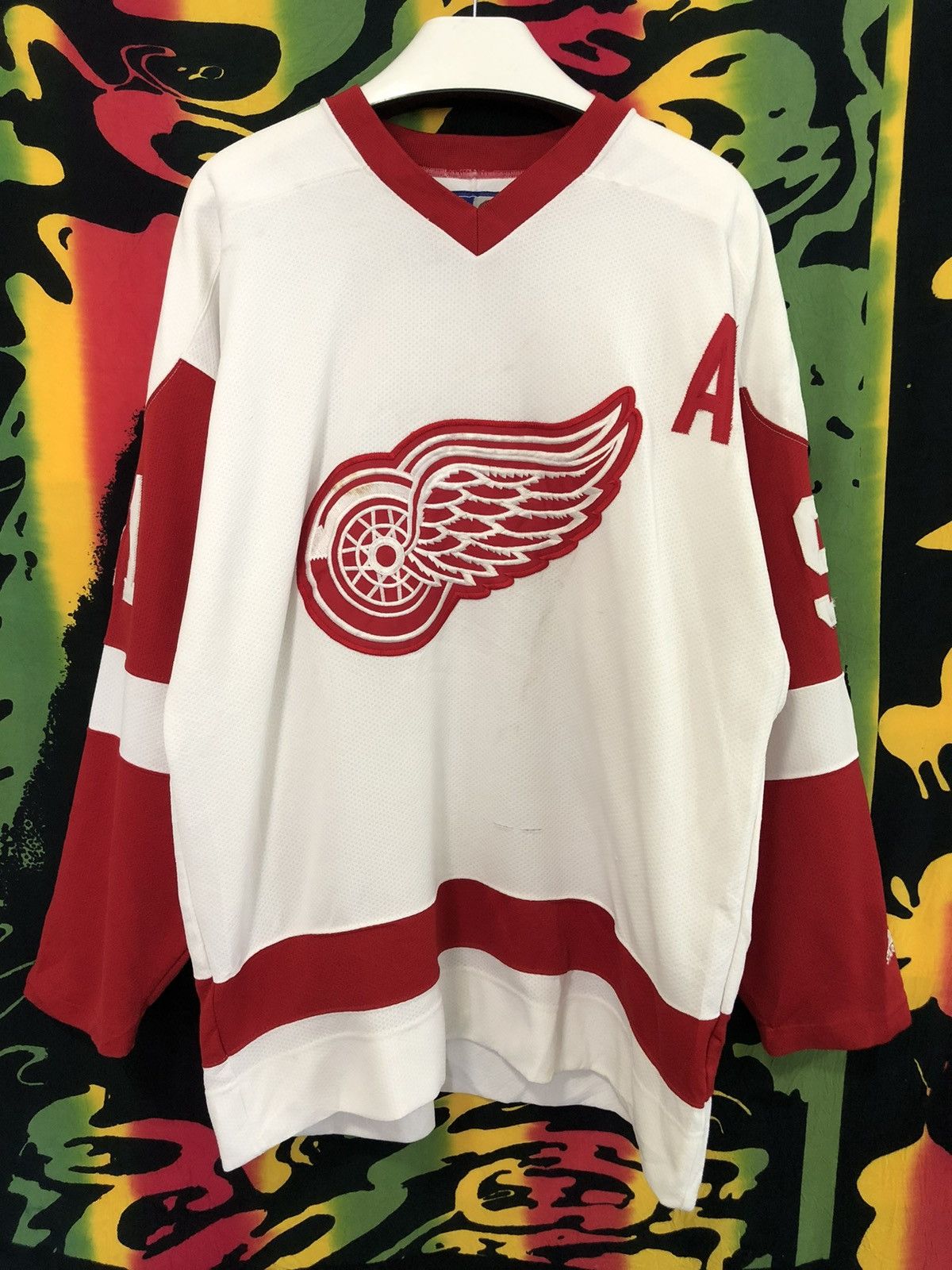 Starter × Vintage Vintage 90’s Starter Detroit Red Wing Tupac Shakur jersey Size US L / EU 52-54 / 3 - 2 Thumbnail