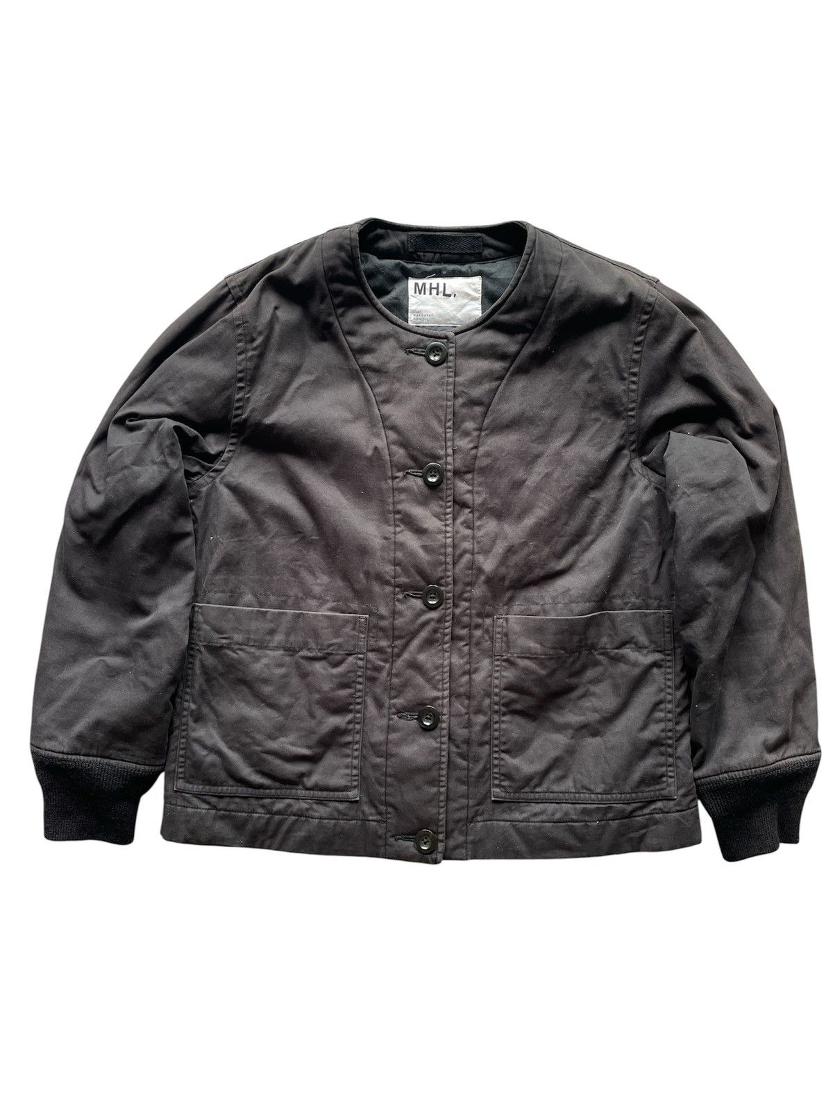 Margaret Howell MHL Margaret Howell Collarless Light Quilted Jacket Size US S / EU 44-46 / 1 - 1 Thumbnail