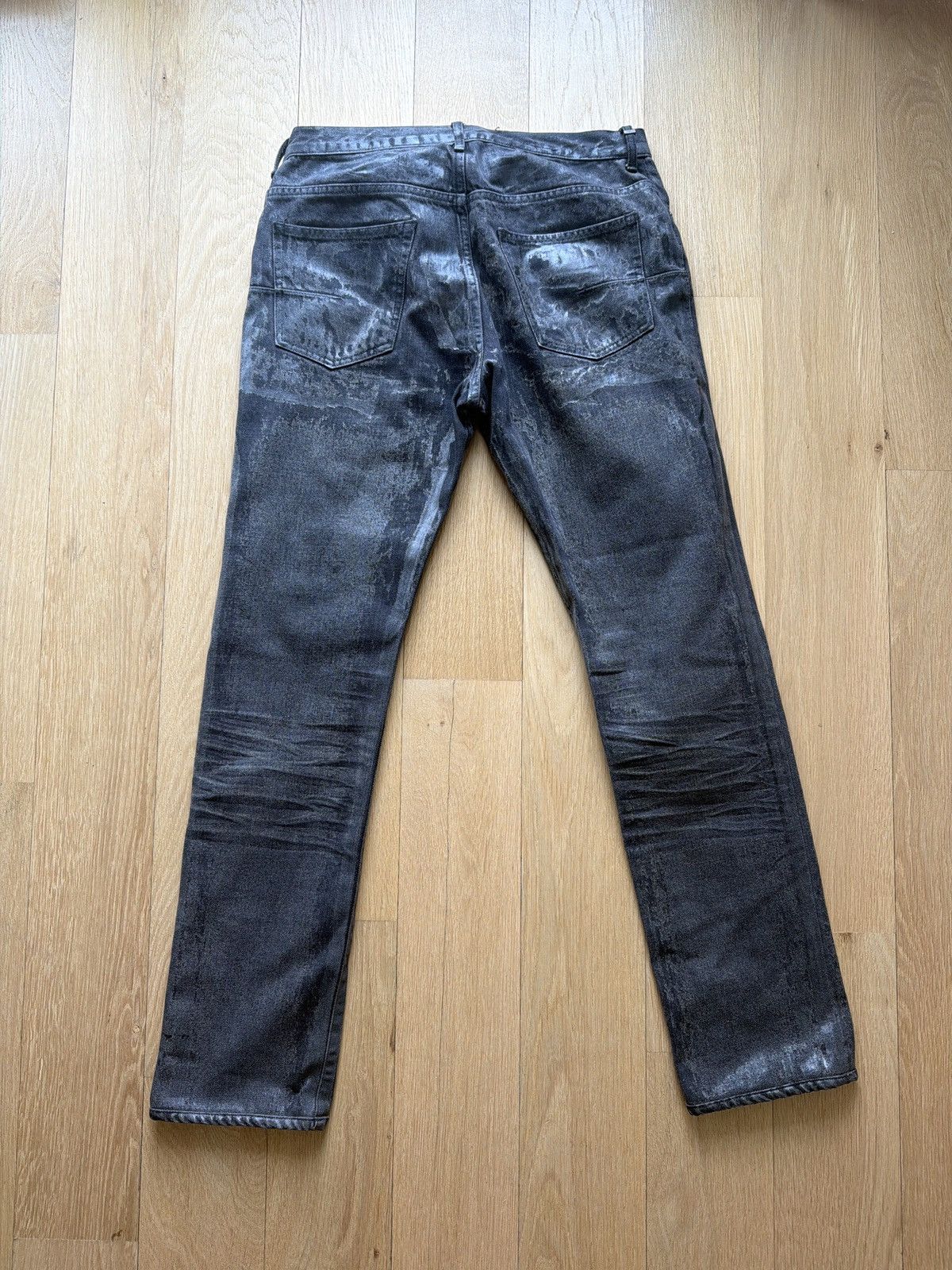 Dior Hedi Slimane Era Dior Homme waxed jeans Size US 31 - 6 Thumbnail