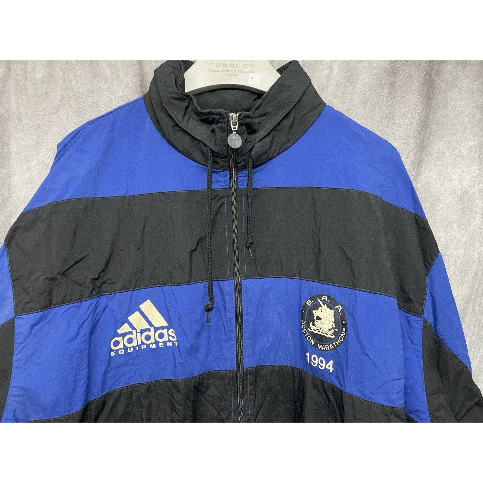 Adidas VINTAGE 1994 ADIDAS EQUIPMENT 98TH BOSTON MARATHON WINDBREAK Size US XL / EU 56 / 4 - 4 Thumbnail