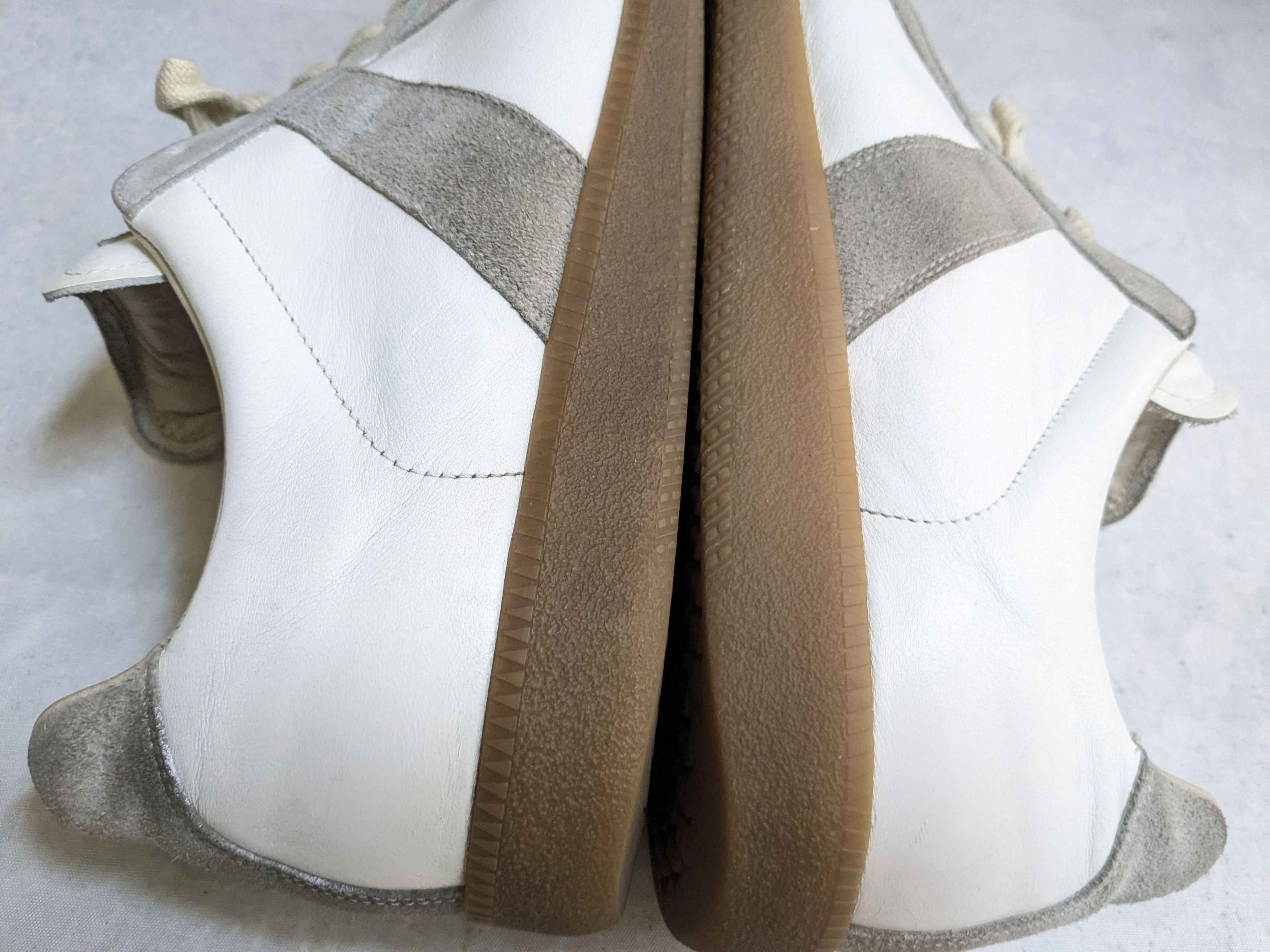Maison Margiela Replica sneakers GATs Maison Margiela White Gray 13 46 Size US 13 / EU 46 - 10 Thumbnail