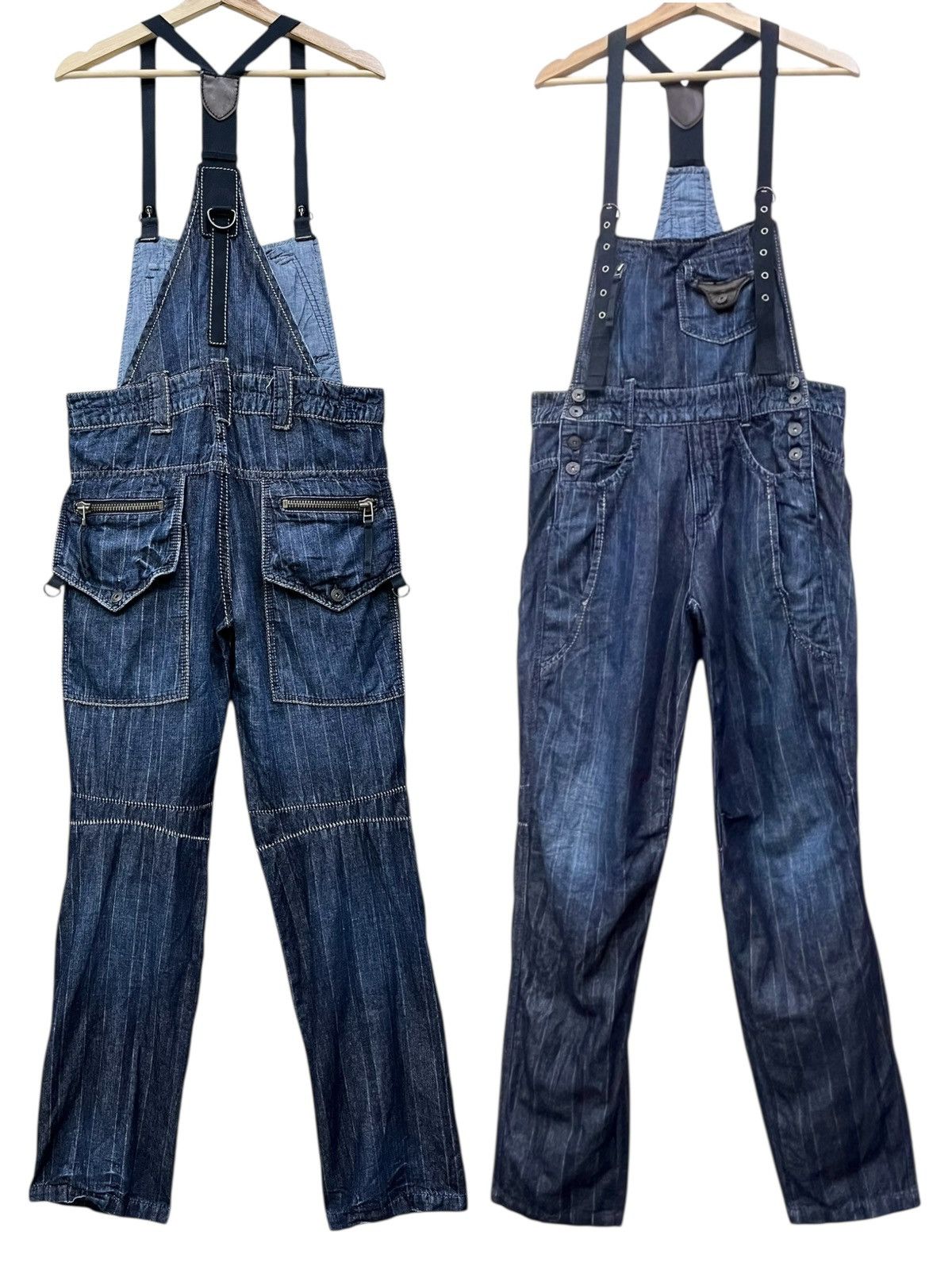 Marithe + Francois Girbaud Archive Marithe Francois Girbaud Structured Denim Overall S Size 30" / US 8 / IT 44 - 1 Thumbnail