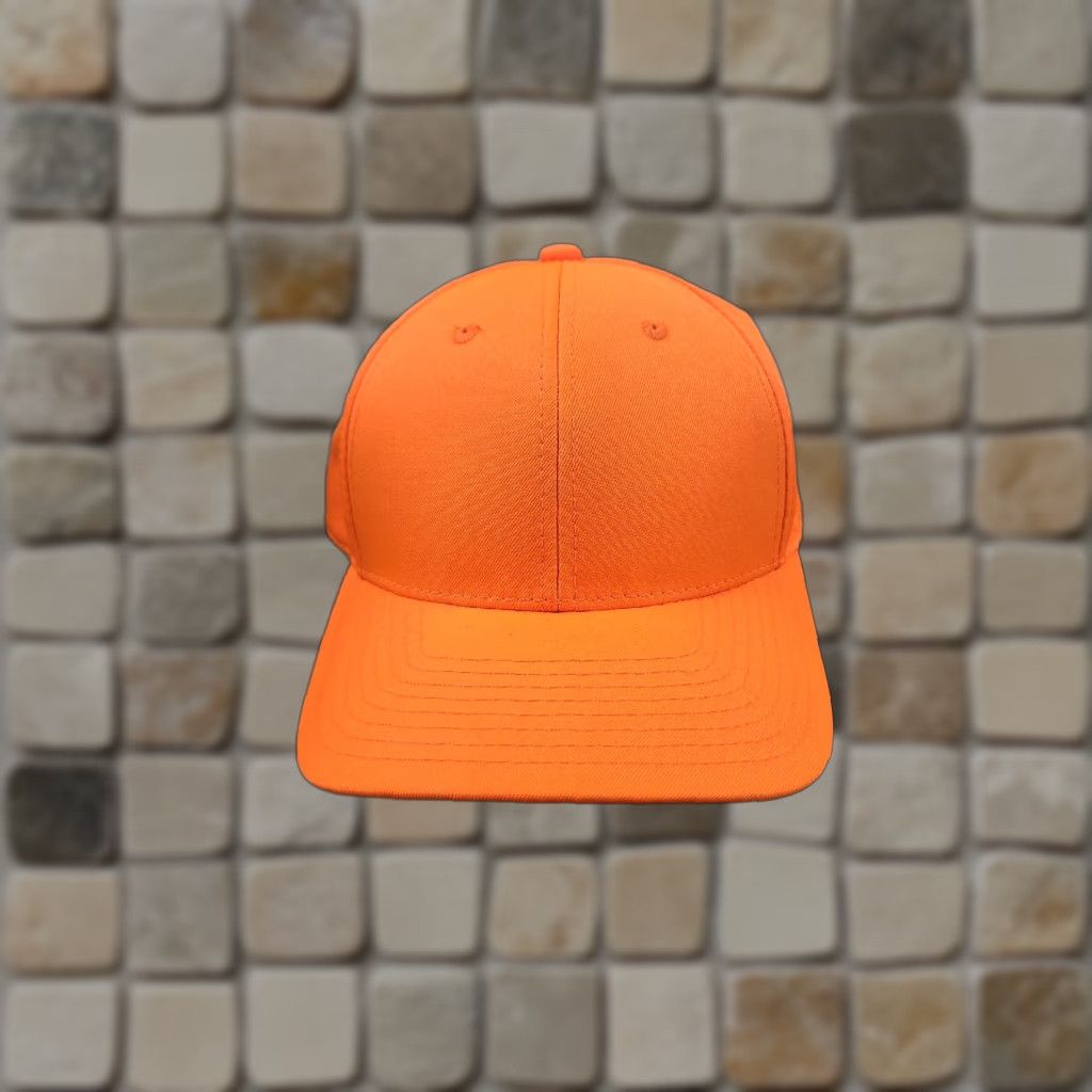 Hunter Outdoor Cap Blaze Orange Safety SnapBack Baseball Hat Cap Hunting Blaze Orange, Adjust. Unisex Adults, Adjustable, Solid, Casual, Workwear Size 44L - 1 Thumbnail
