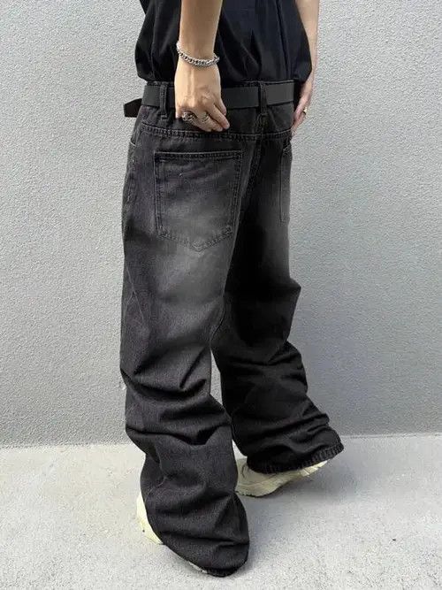 Jean Washed Baggy Denim Jeans Skate Size US 32 / EU 48 - 2 Thumbnail