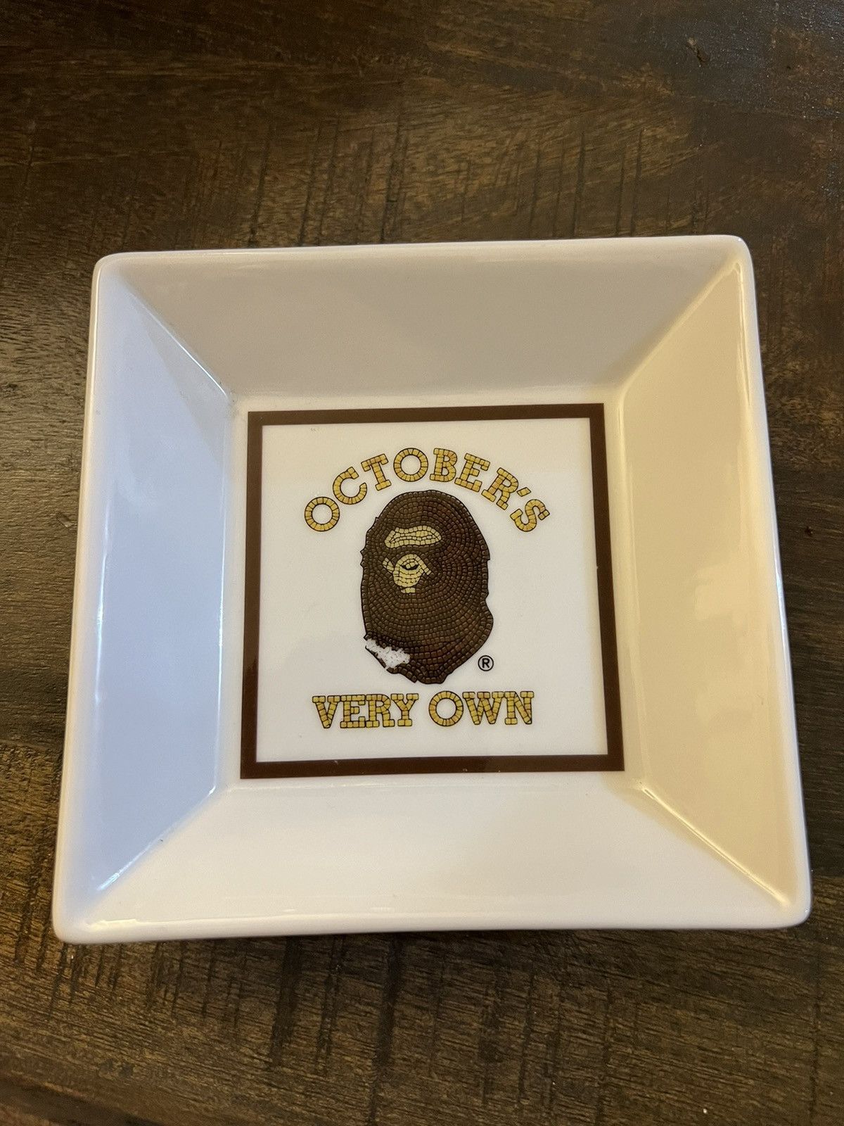 Bape × October's Very Own BAPE x OVO White Ashtray Size ONE SIZE - 1 Thumbnail