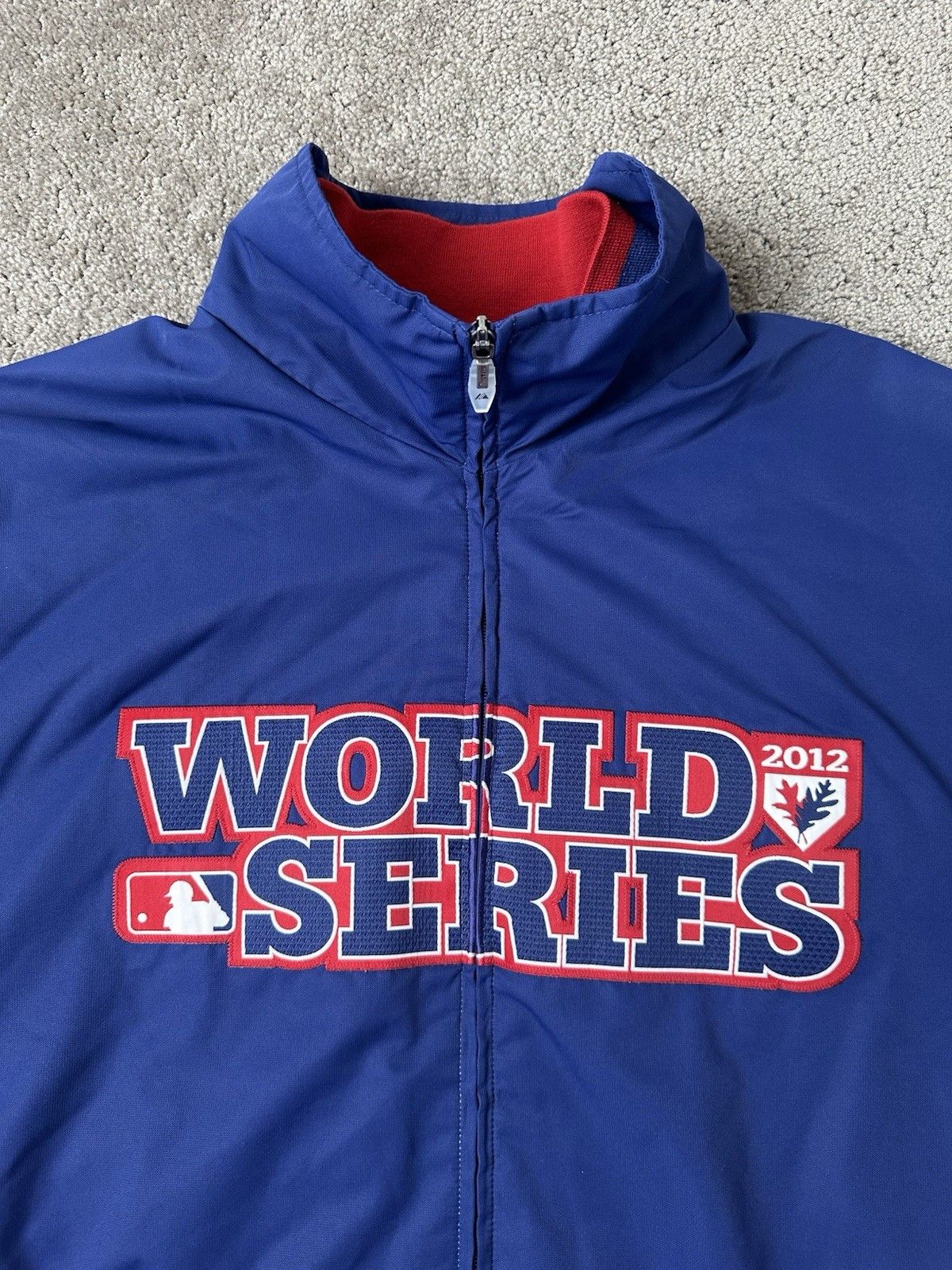MLB Mens Jacket MLB 2012 World Series Majestic Baseball, Size XL Size US XL / EU 56 / 4 - 3 Thumbnail