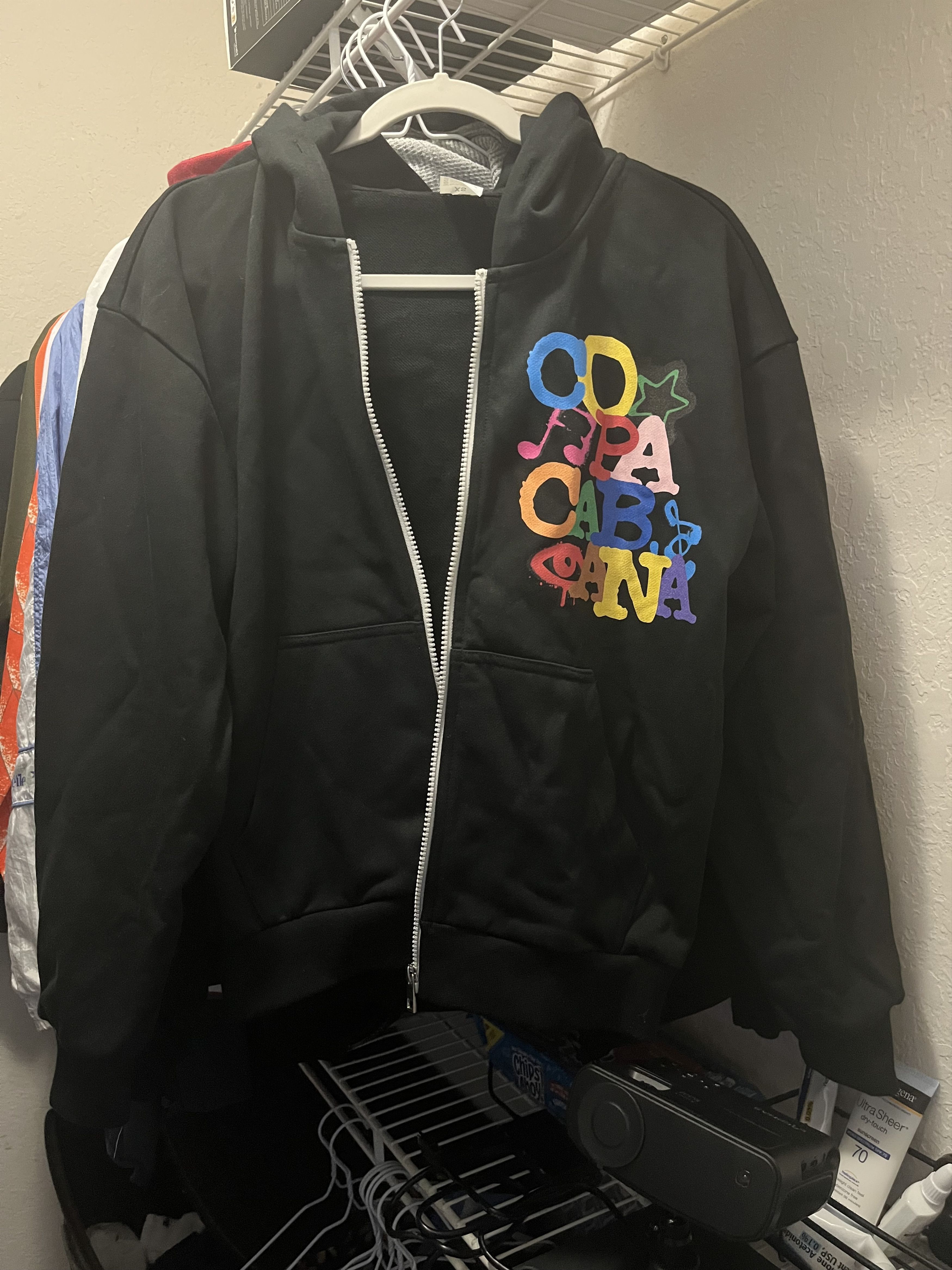 Vintage Custom COPACOBANA black and yellow hoodies Size US S / EU 44-46 / 1 - 1 Thumbnail
