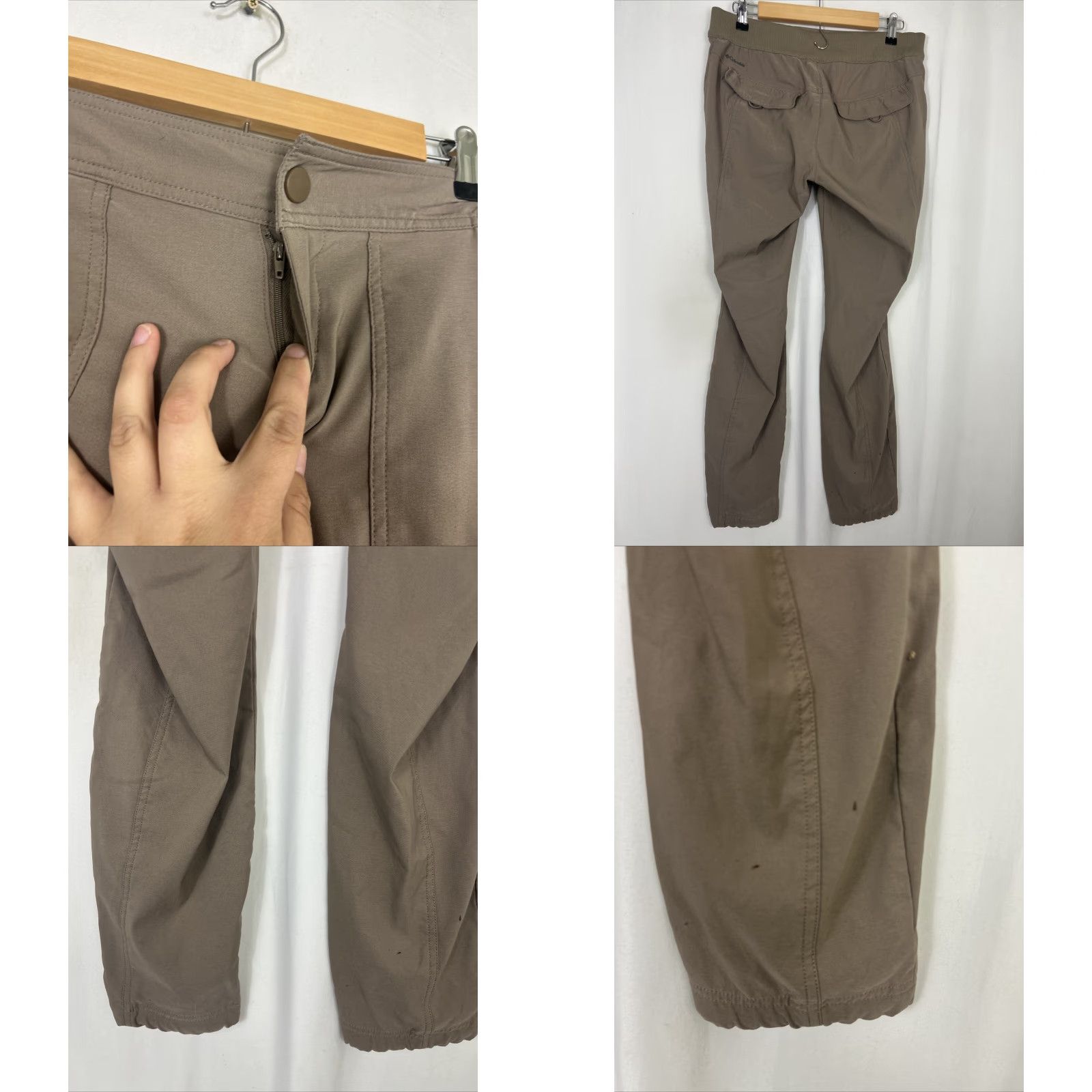 Vintage Columbia Bryce Canyon Pants Womens Medium Beige Omni Shield Jogger Size 32" / US 10 / IT 46 - 8 Thumbnail