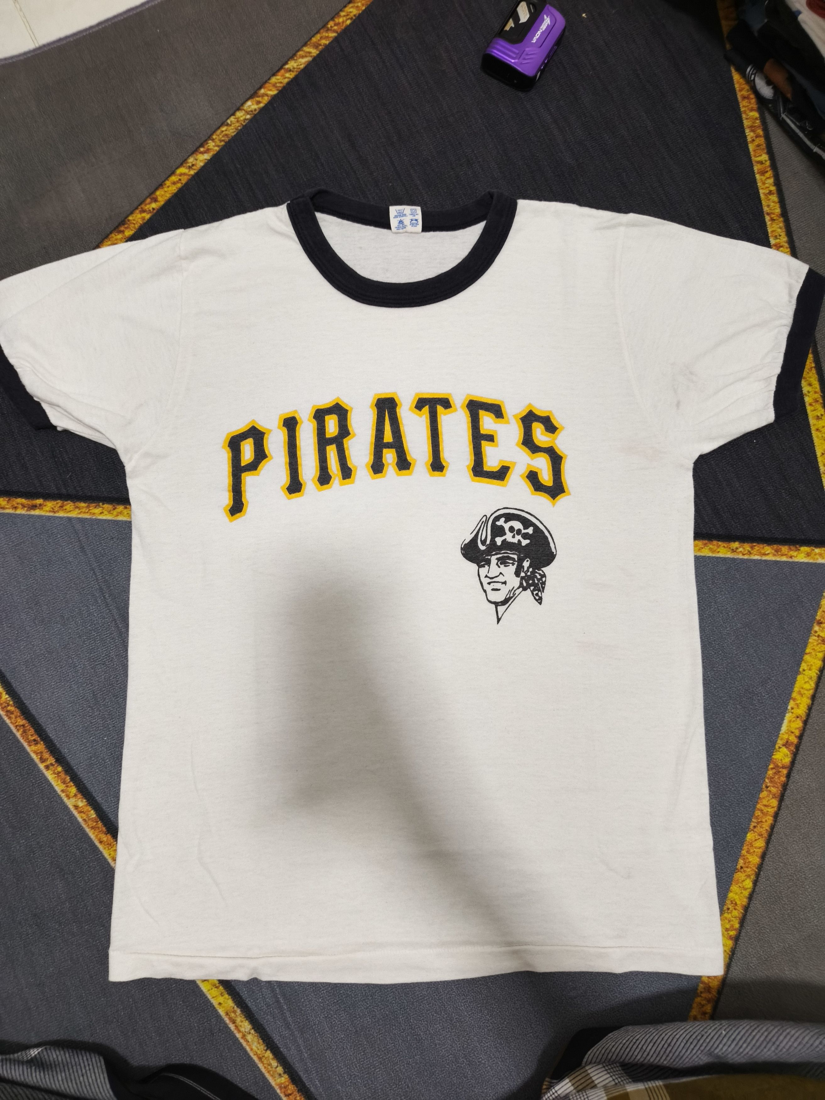 Champion Vintage 70s Champion Ringer T-Shirt – Pittsburgh Pirates MLB Size US M / EU 48-50 / 2 - 1 Thumbnail