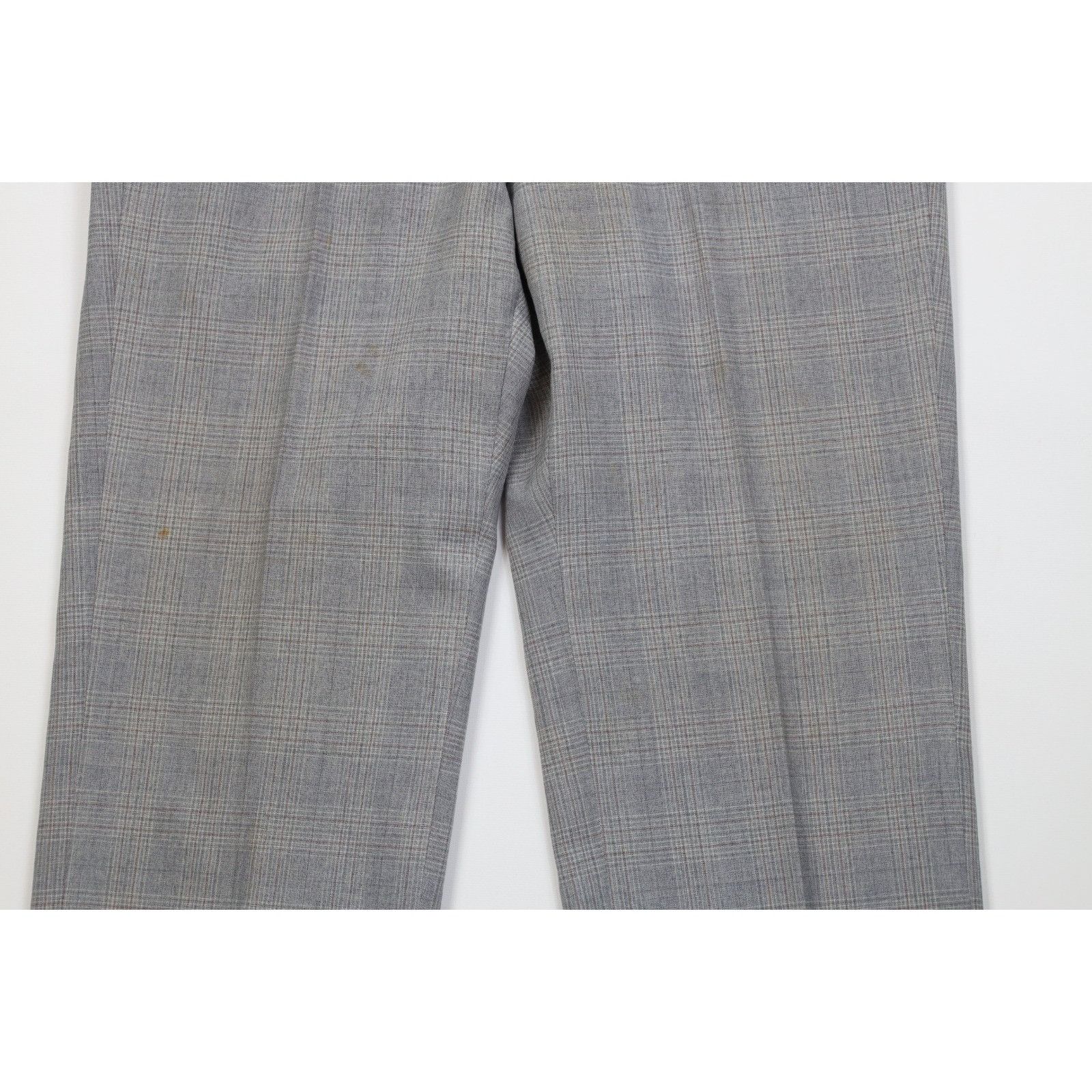 Vintage Vintage 70s Streetwear 2 Piece Wool Suit Plaid Size 42L - 16 Thumbnail