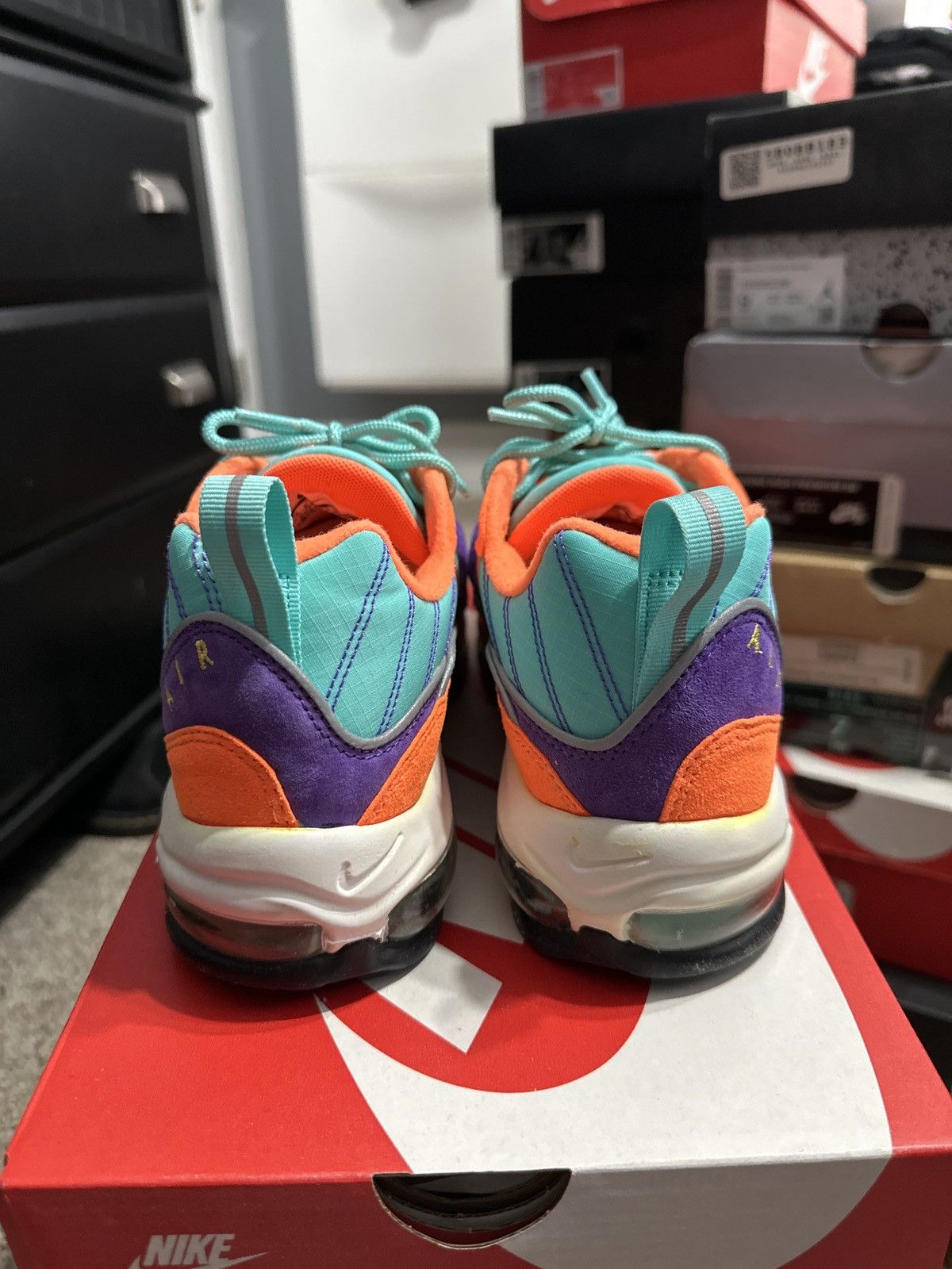 Nike Cone Orange Air Max 98 Size US 7.5 / EU 40-41 - 4 Thumbnail
