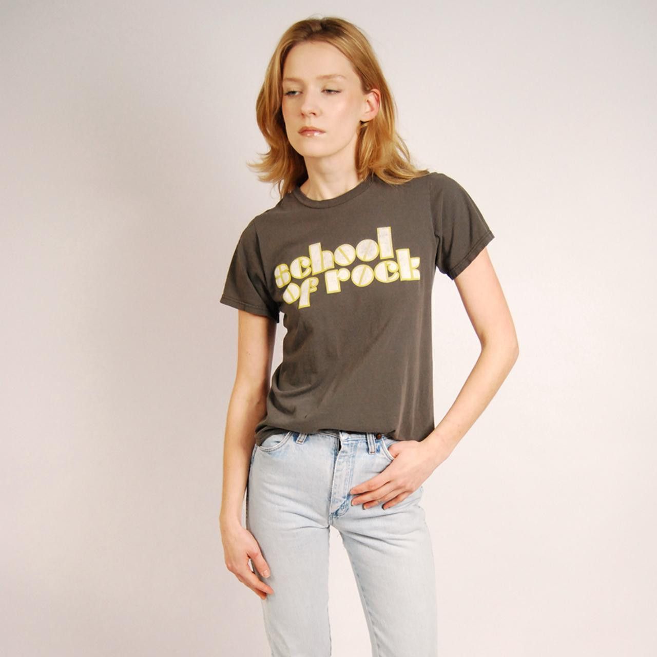 Vintage School of Rock T-shirt (S) vintage y2k gray movie men small Size US S / EU 44-46 / 1 - 4 Thumbnail