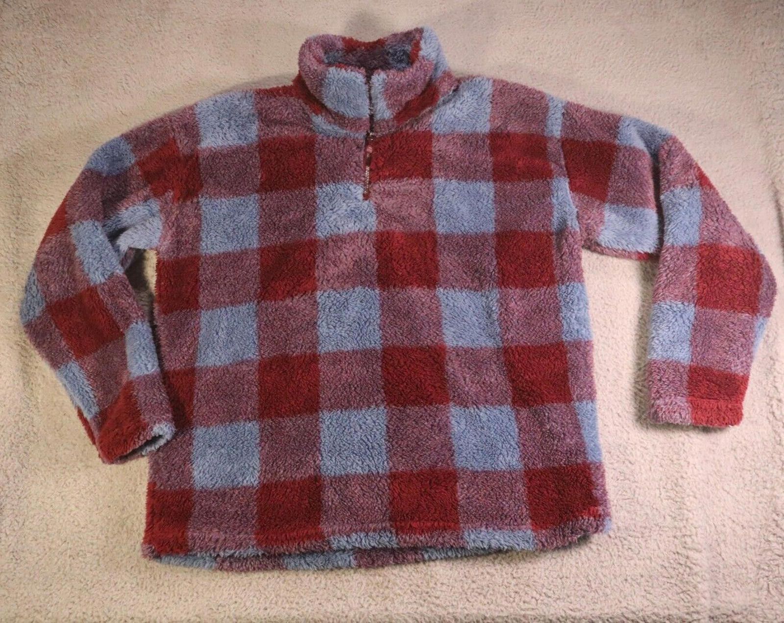 Eddie Bauer Eddie Bauer Women Large Quarter Zip Pullover Sherpa Sweater Size XL / US 12-14 / IT 48-50 - 1 Thumbnail